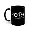 Favorite Coach On Earth (FCOE) Accent Coffee Mug (11oz, 15oz)