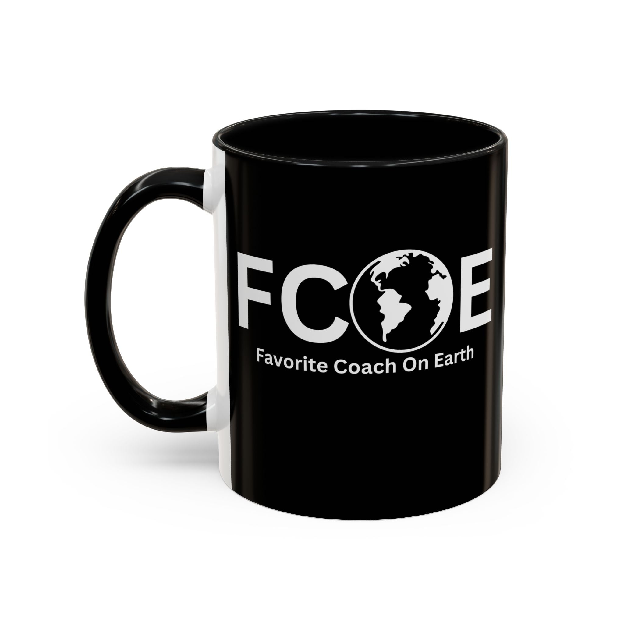 Favorite Coach On Earth (FCOE) Accent Coffee Mug (11oz, 15oz)