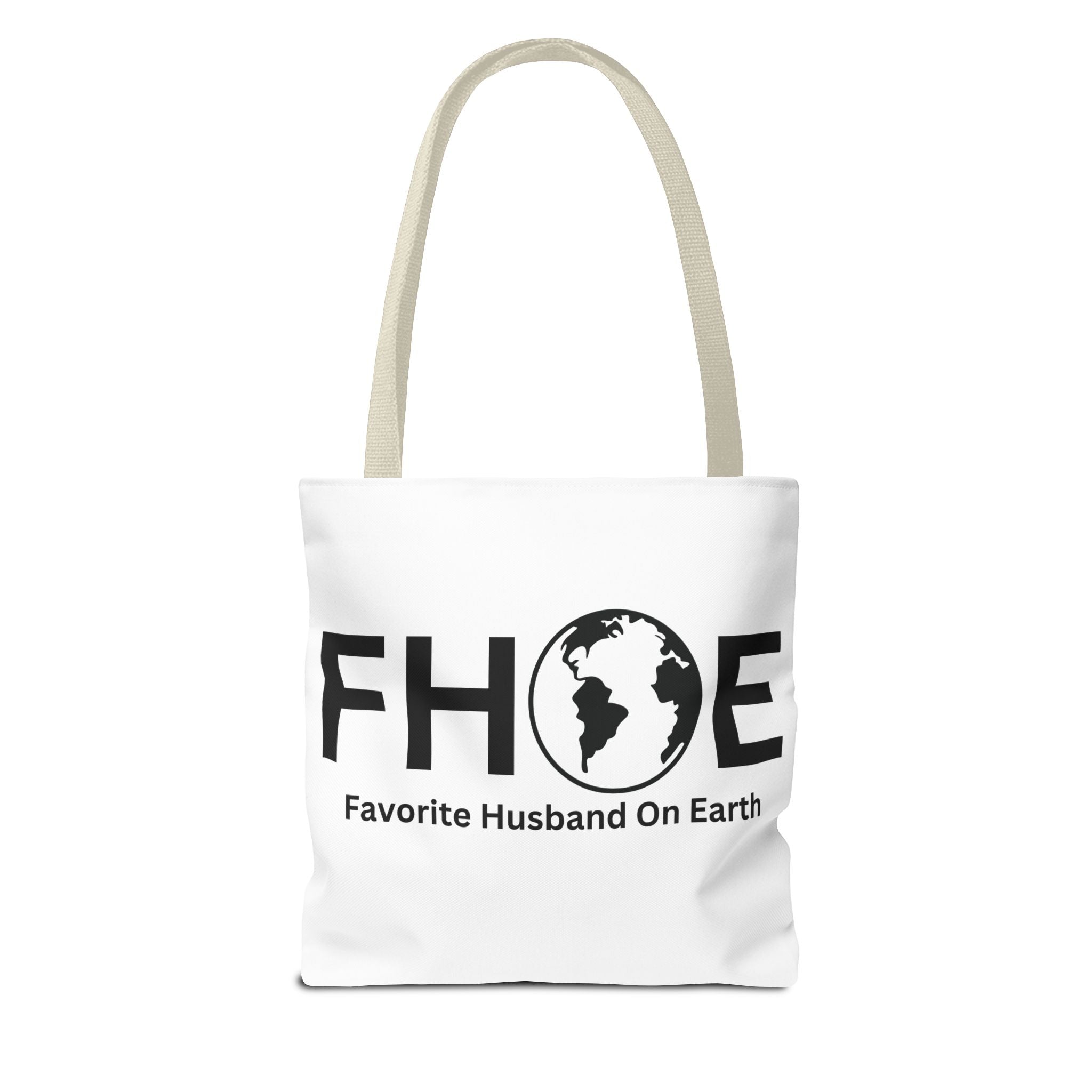 Favorite Husband On Earth (FHOE) Tote Bag - Custom Printed Stylish and Functional Tote