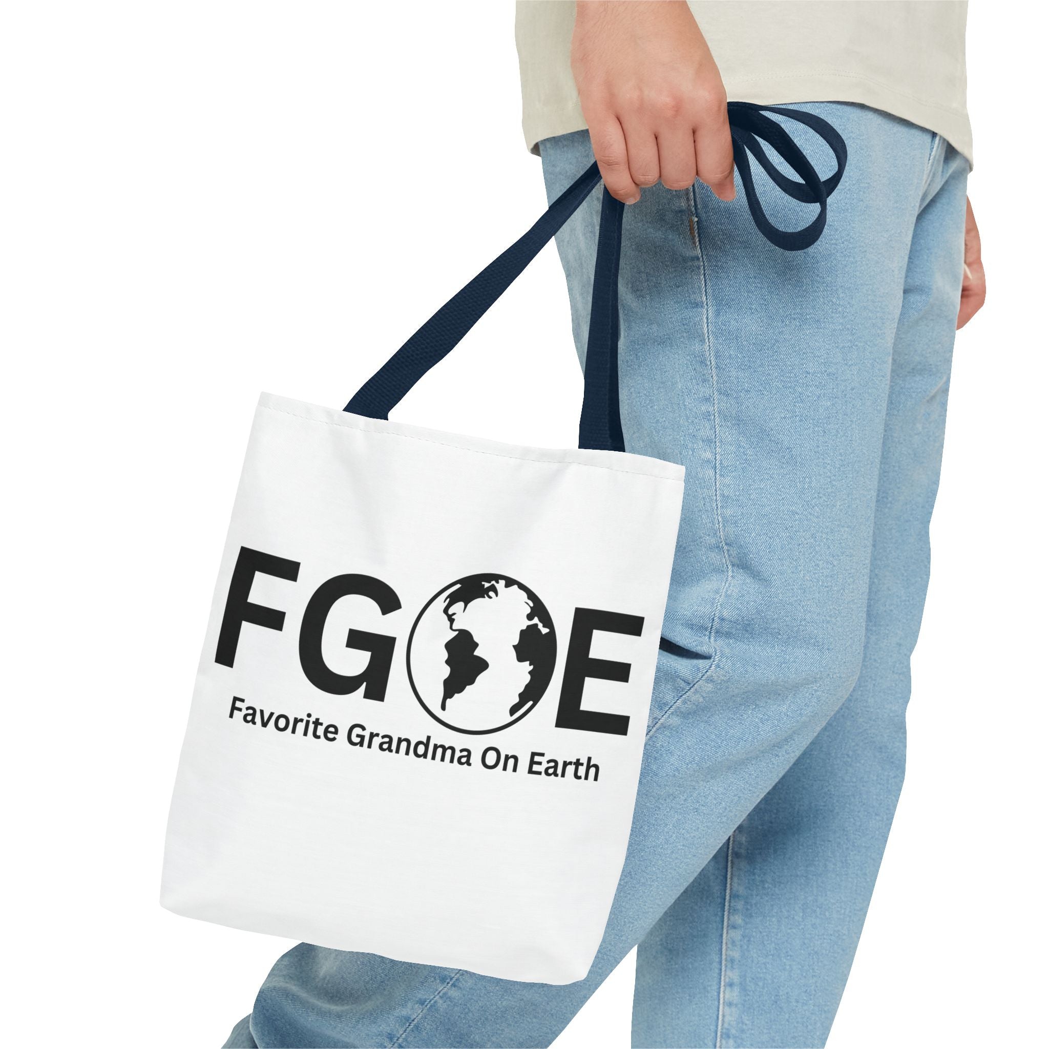 Favorite Grandma On Earth (FGOE) Tote Bag - Custom Printed Stylish and Functional Tote