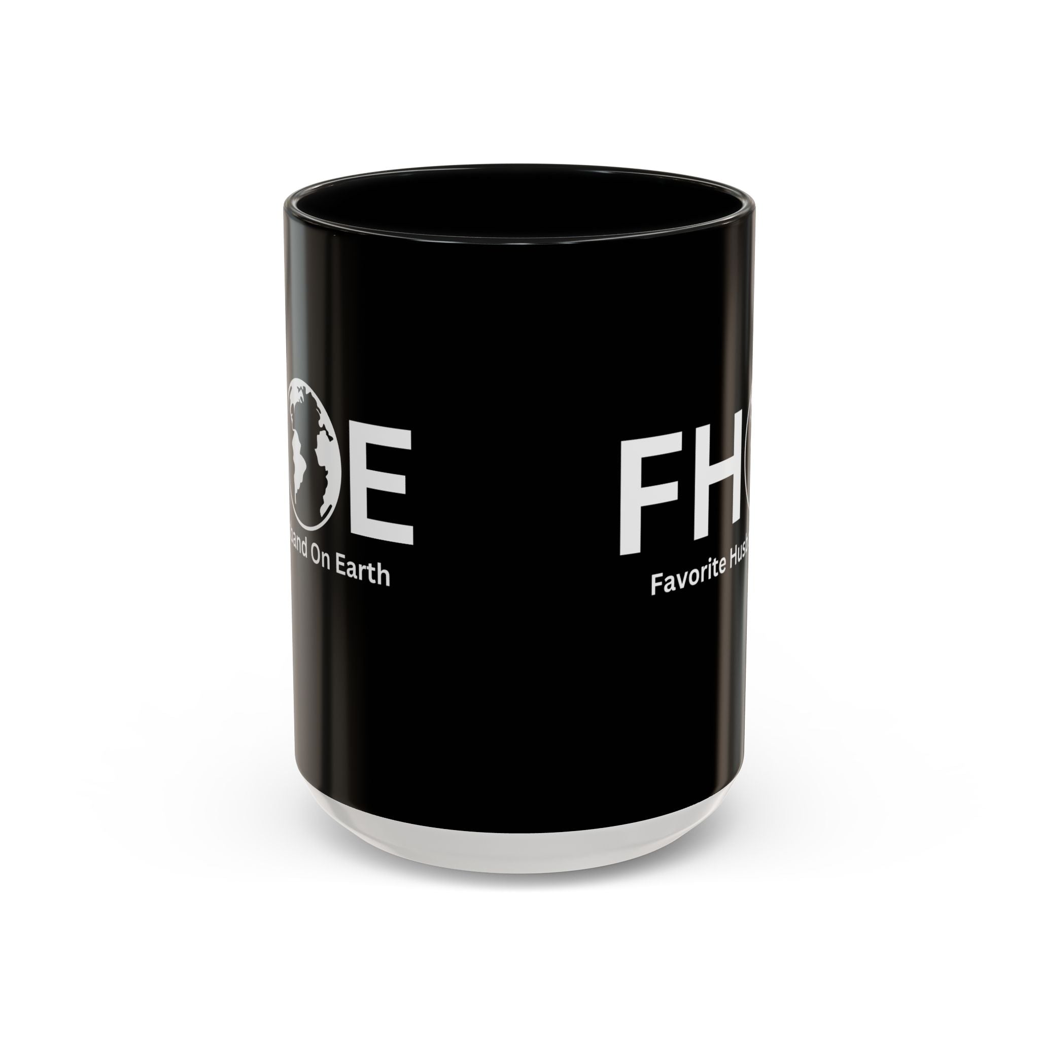 Favorite Husband On Earth (FHOE) Accent Coffee Mug (11oz, 15oz)