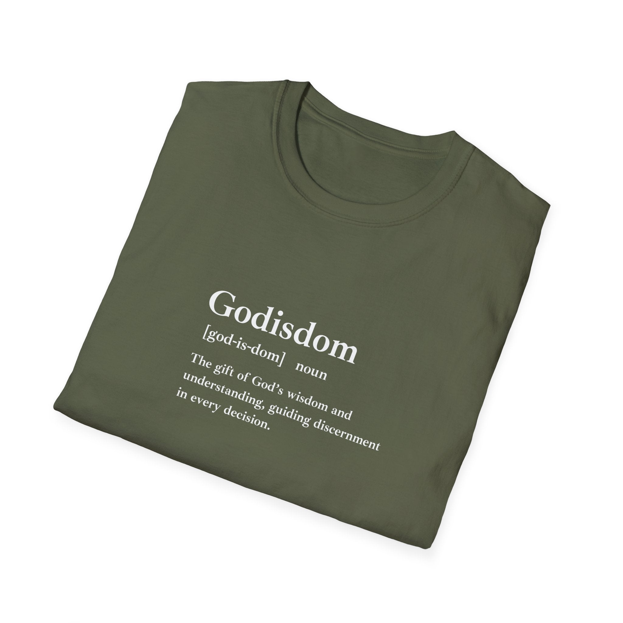 Godisdom Unisex Soft-Style T-Shirt – Comfortable, Durable, Ethical Apparel, 100% Cotton, Classic Fit
