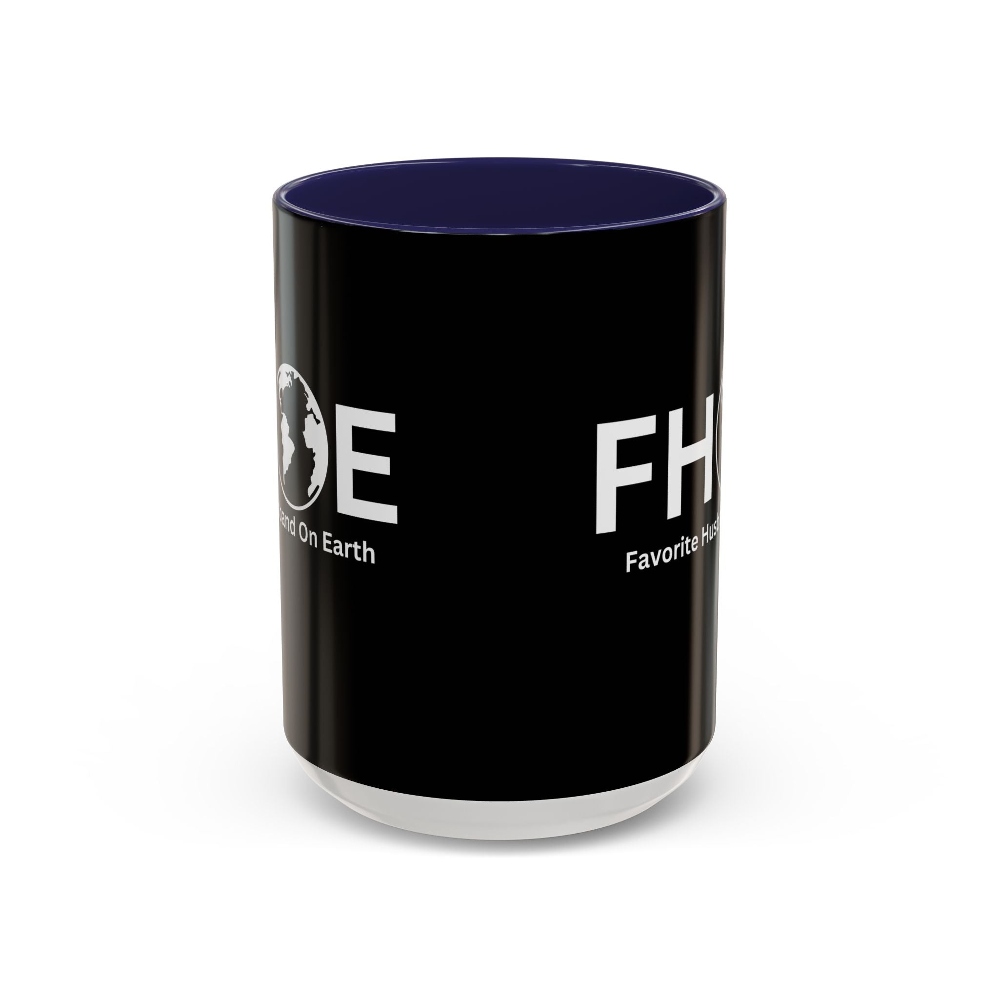 Favorite Husband On Earth (FHOE) Accent Coffee Mug (11oz, 15oz)