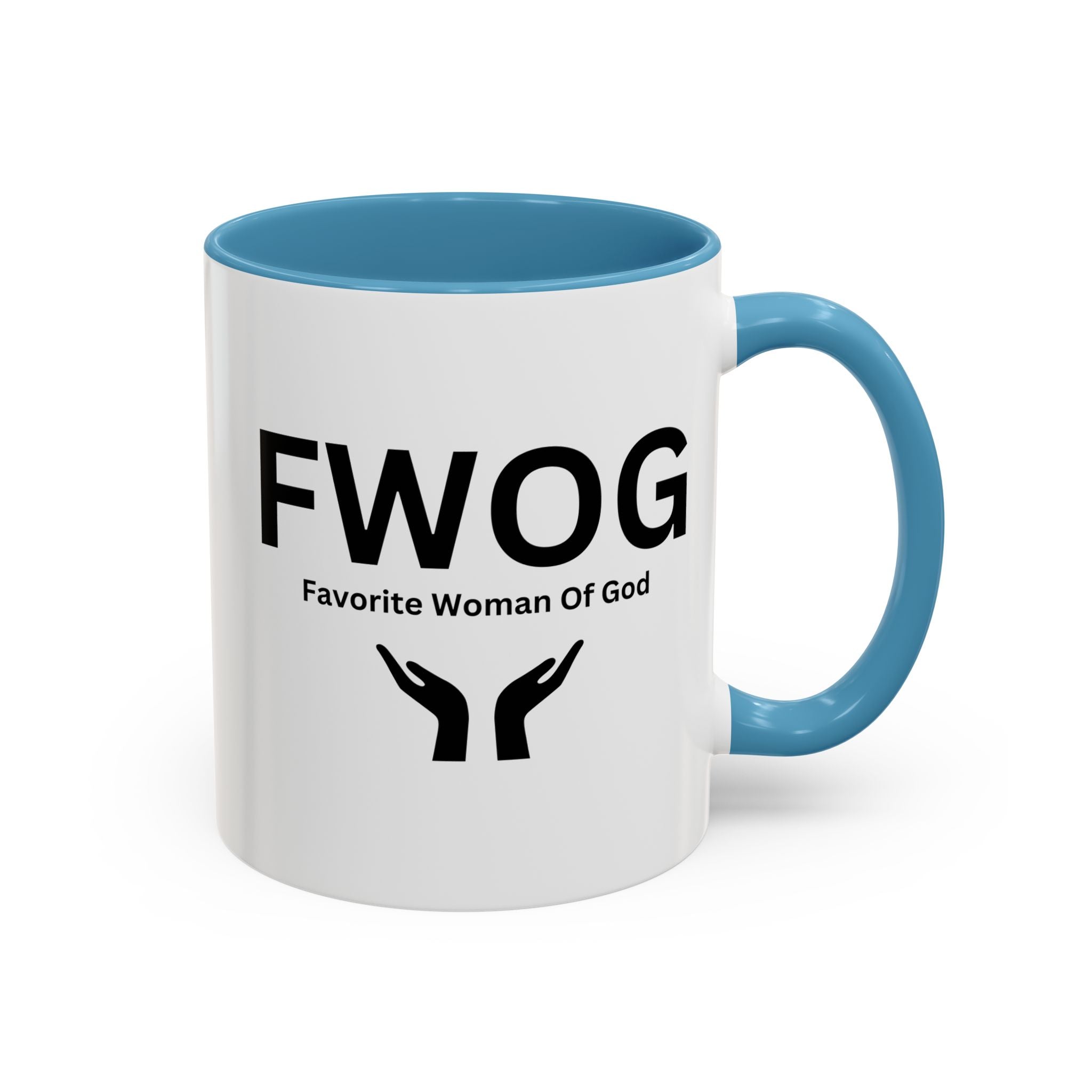 Favorite Woman of God (FWOG) Accent Coffee Mug (11, 15oz)