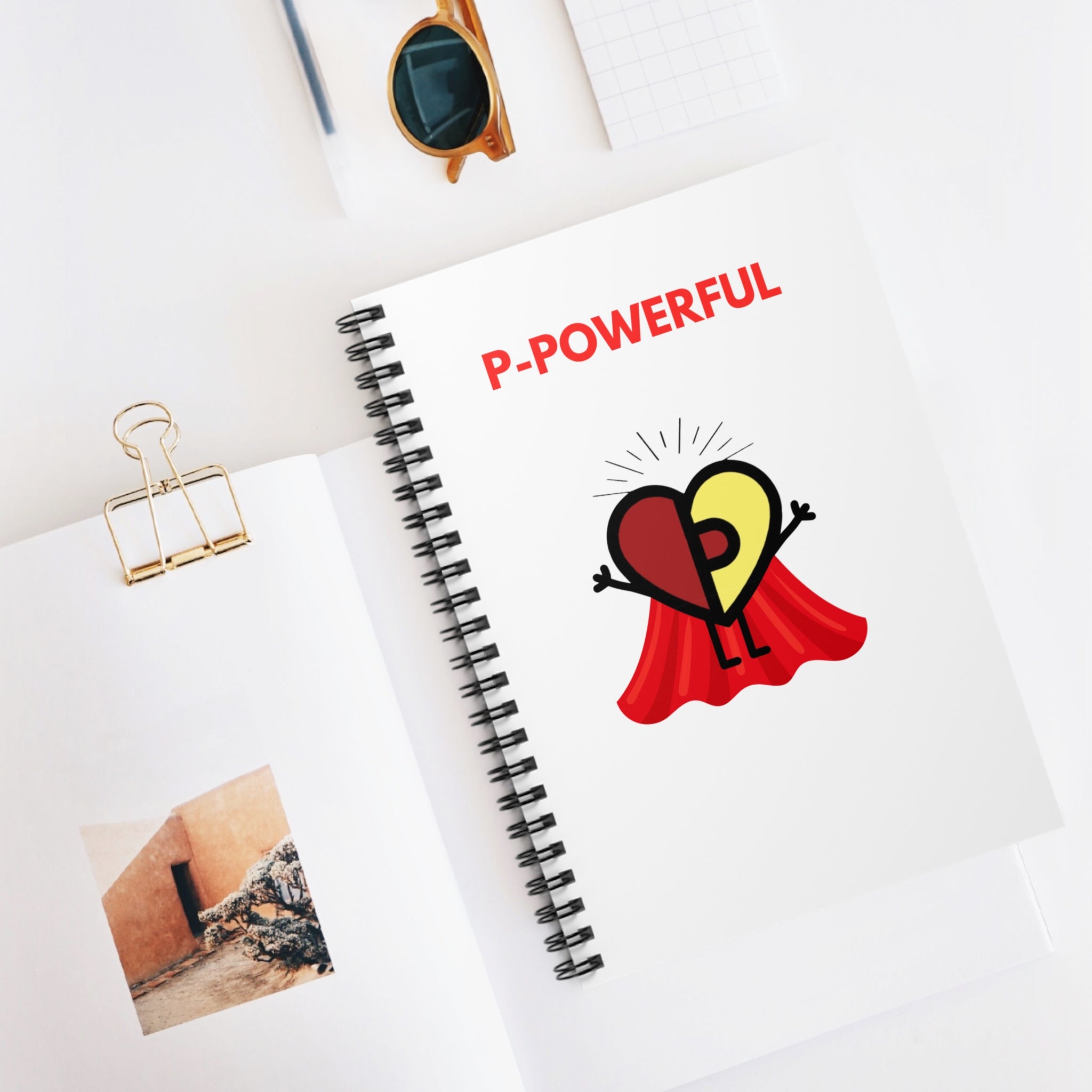 PJ Powerful Mascot Spiral Notebook - Ruled Line