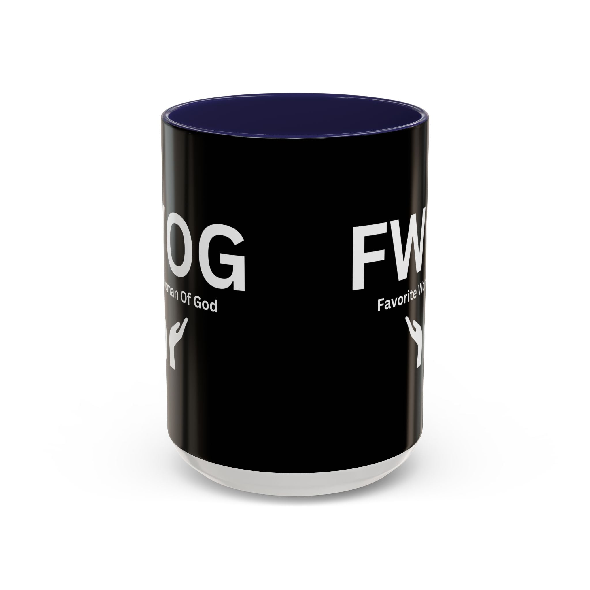 Favorite Woman of God (FWOG) Accent Coffee Mug (11oz, 15oz)