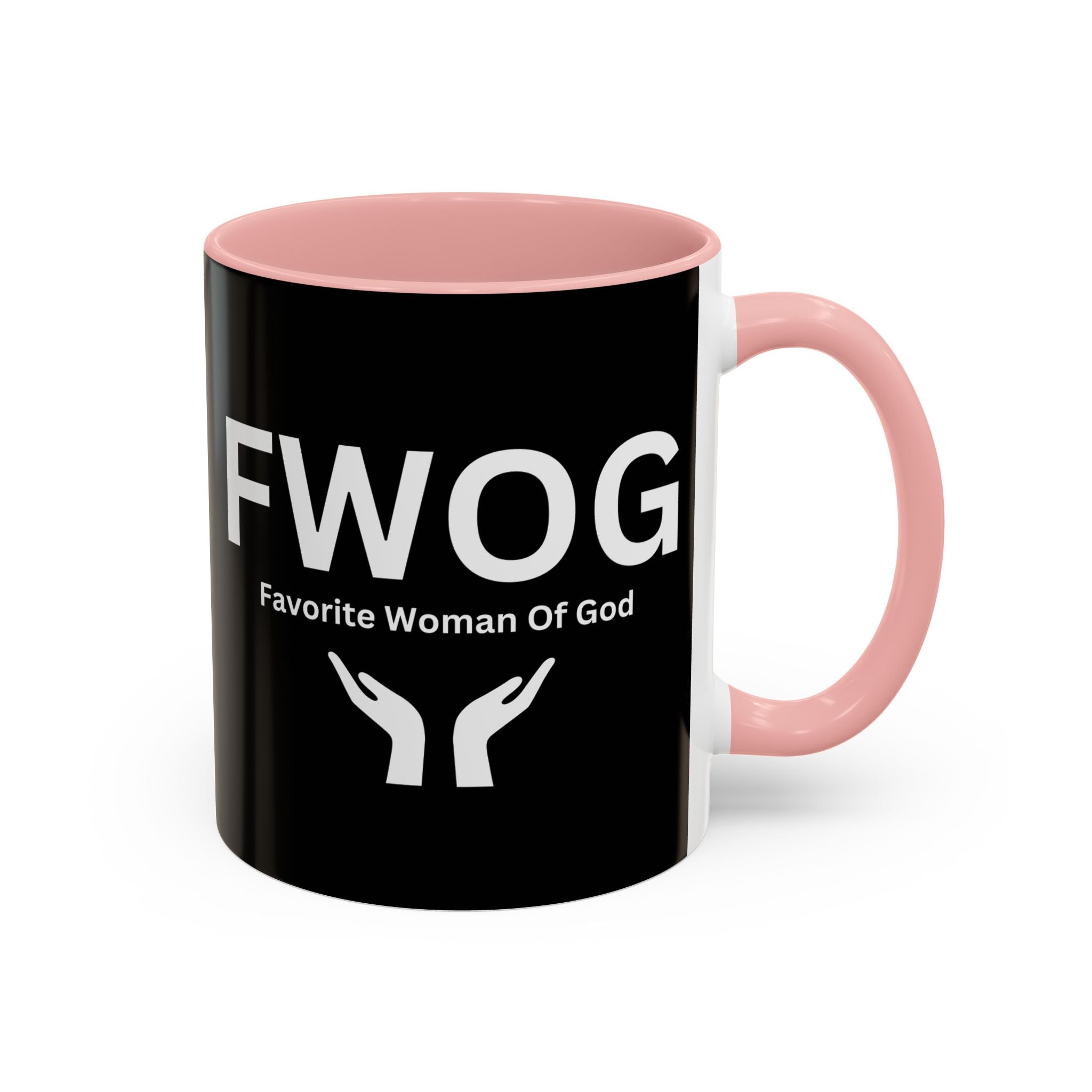 Favorite Woman of God (FWOG) Accent Coffee Mug (11oz, 15oz)
