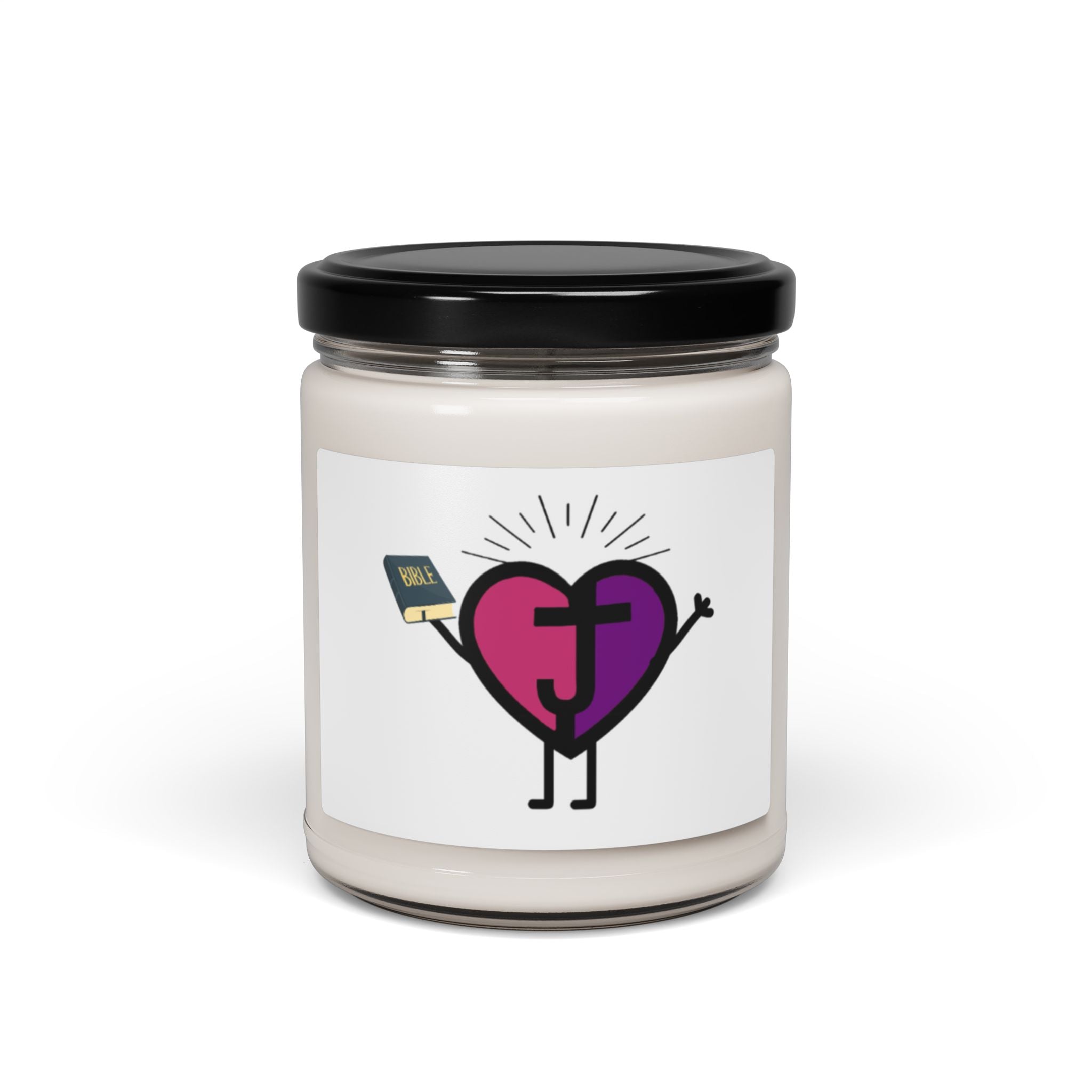 Joy Passionoy Mascot Scented Soy Candle - 9oz Natural Wax Candle with Custom Label