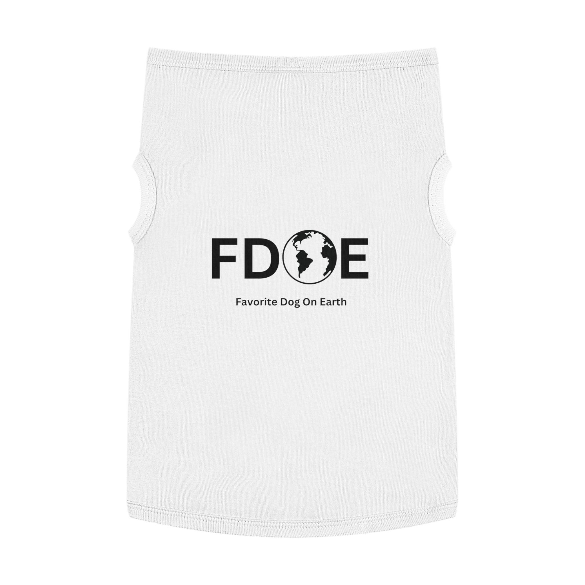 Favorite Dog On Earth (FDOE) - Custom Pet Tank Top
