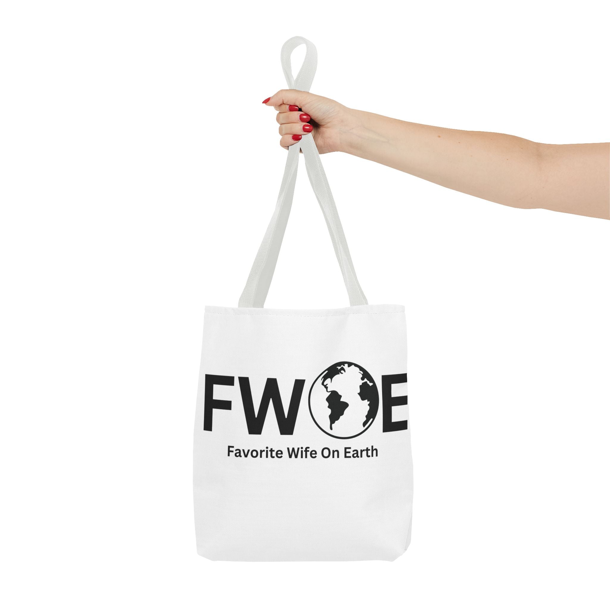 Favorite Wife On Earth (FWOE) Tote Bag - Custom Printed Stylish and Functional Tote