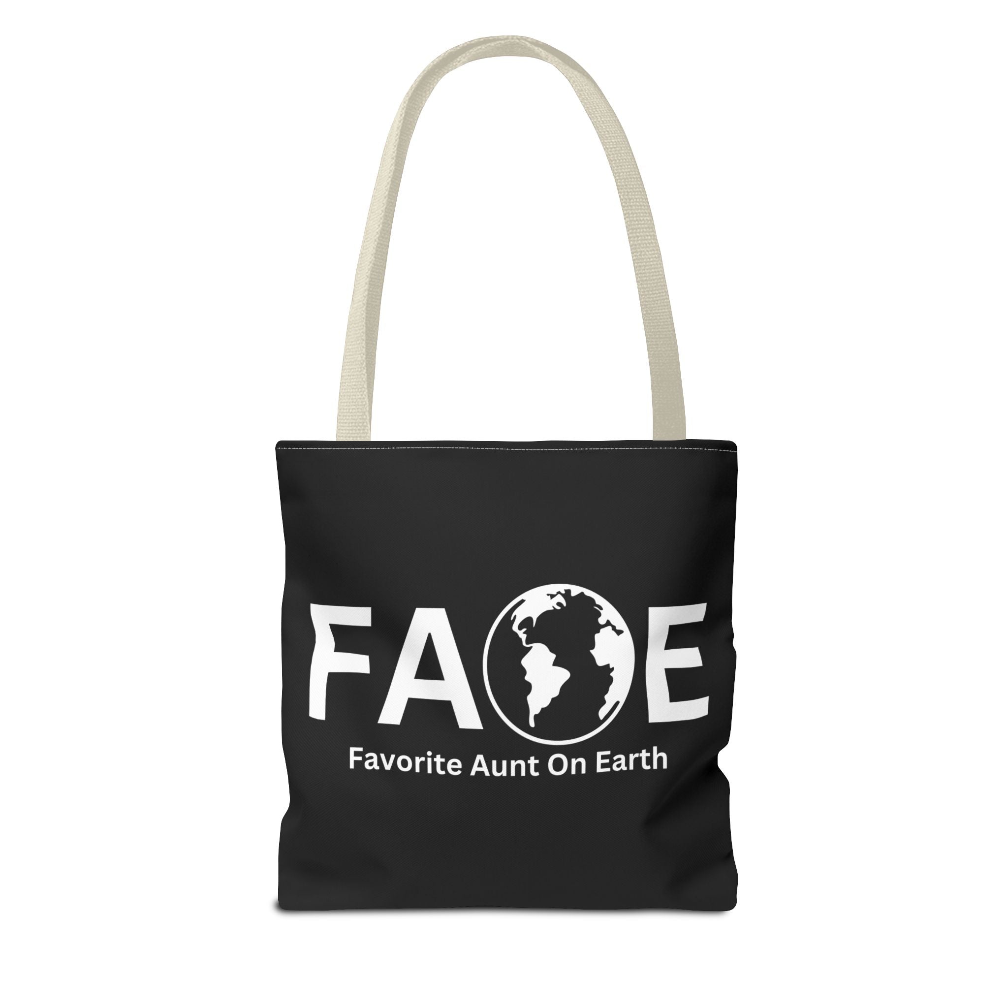 Favorite Aunt On Earth (FAOE) Tote Bag - Custom Printed Stylish and Functional Tote