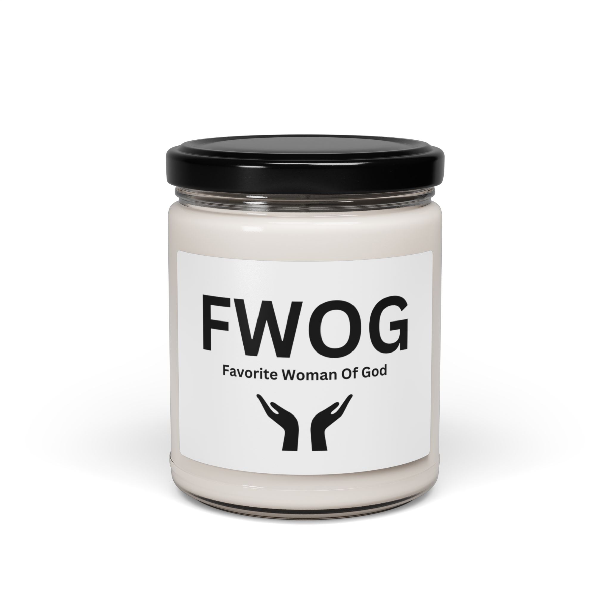 Favorite Woman of God (FWOG) Scented Soy Candle - 9oz Natural Wax Candle with Custom Label