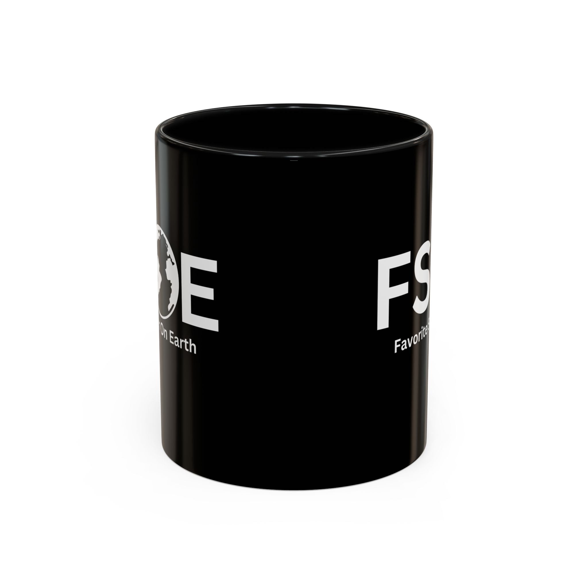 Favorite Sister On Earth (FSOE) Accent Coffee Mug (11oz, 15oz)