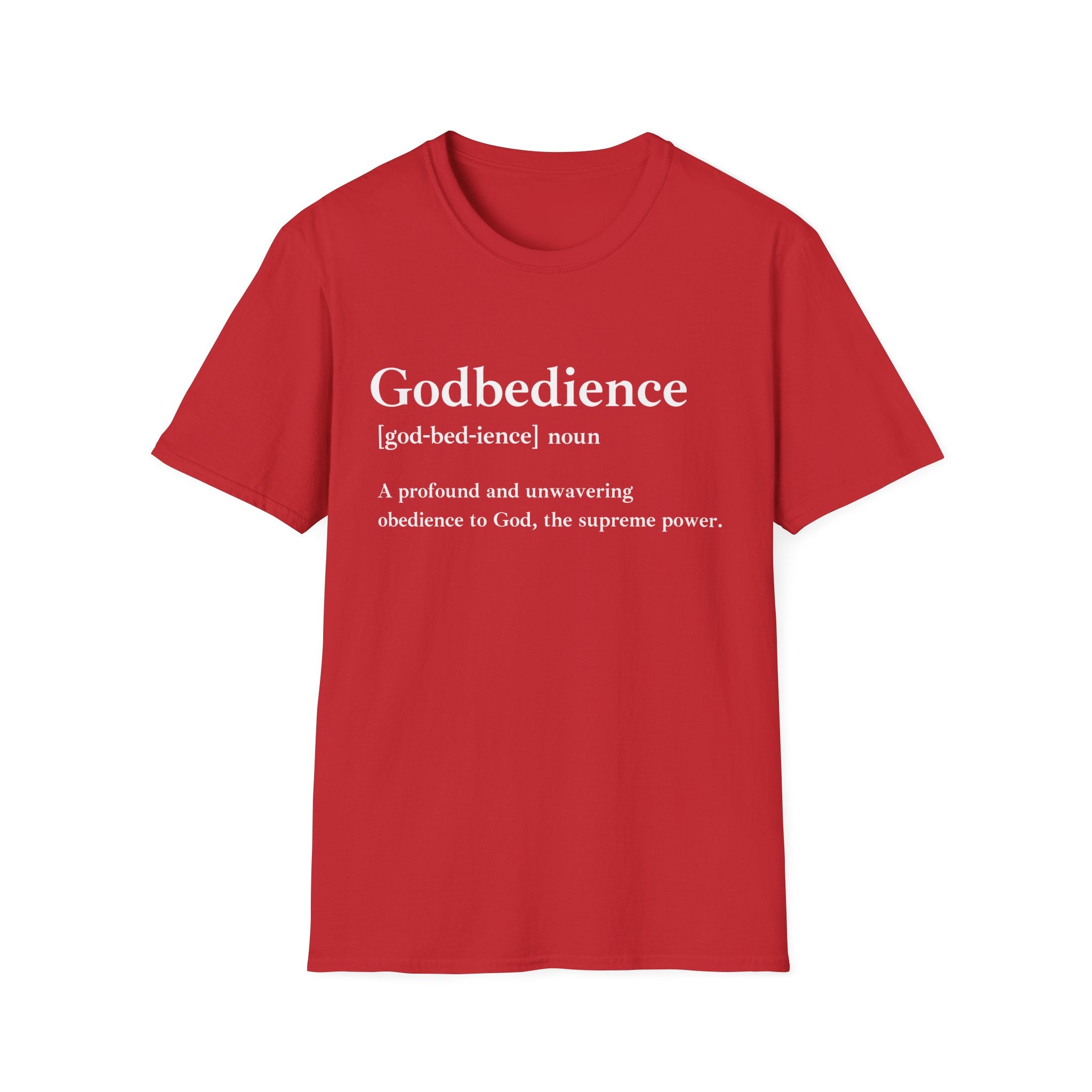 Godbedience Unisex Softstyle T-Shirt