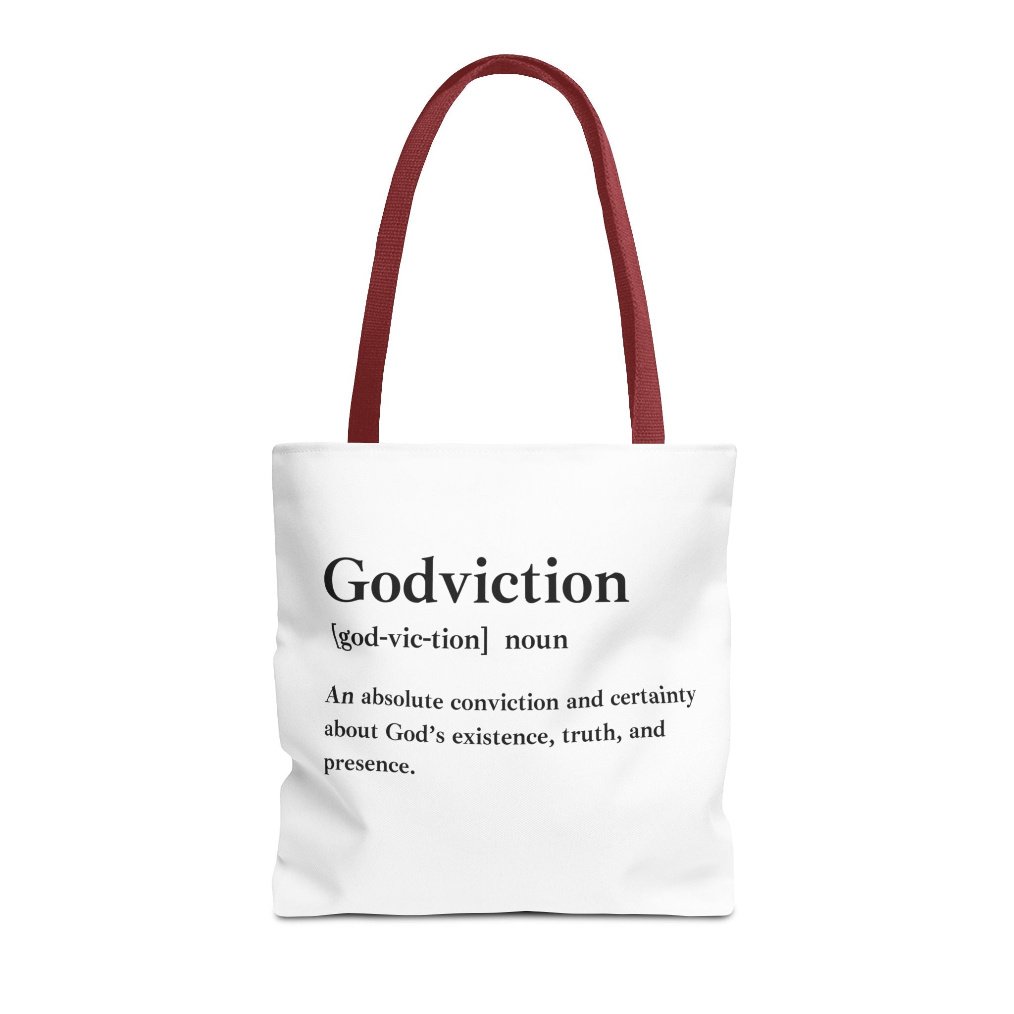 Godviction Tote Bag - Custom Printed Stylish and Functional Tote