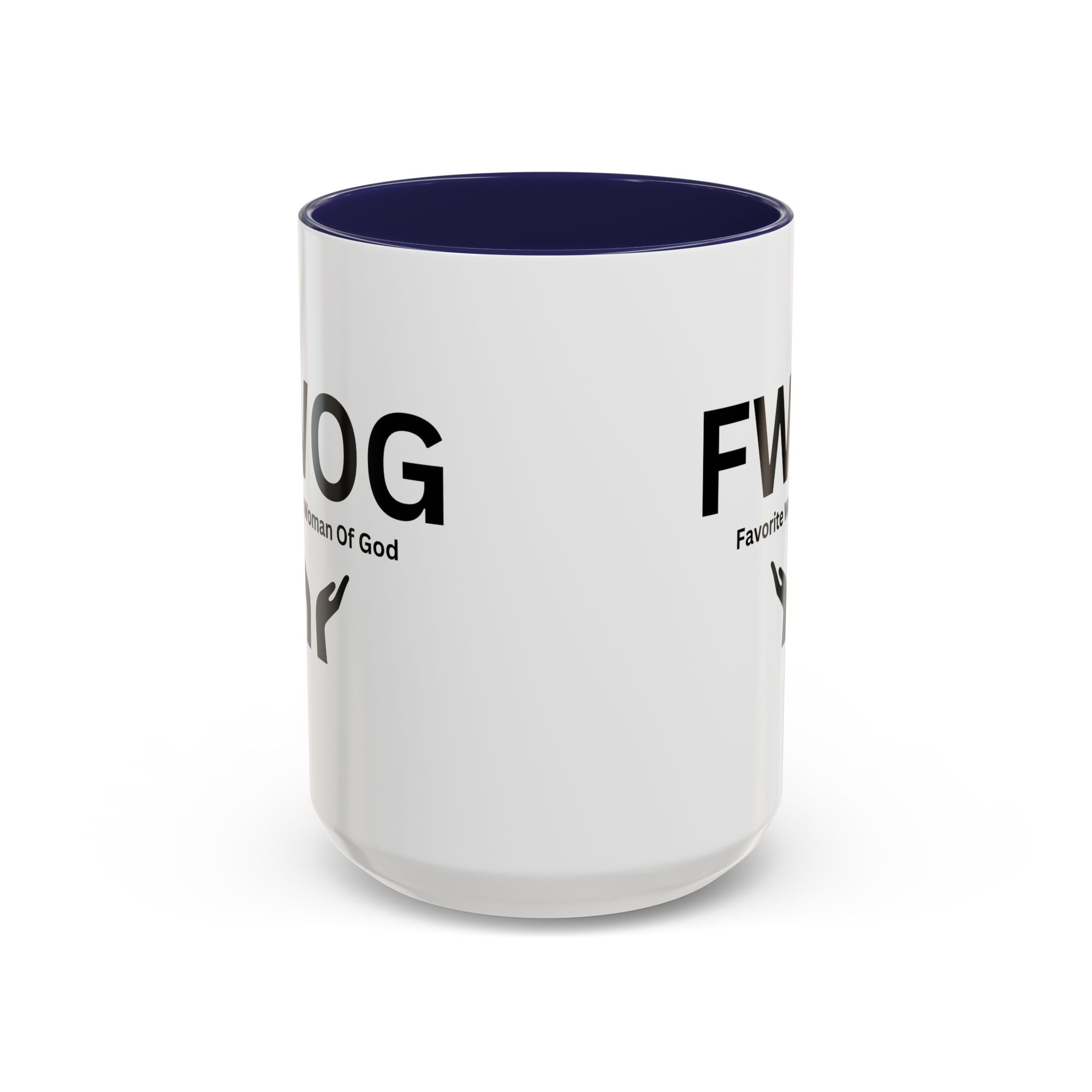 Favorite Woman of God (FWOG) Accent Coffee Mug (11, 15oz)