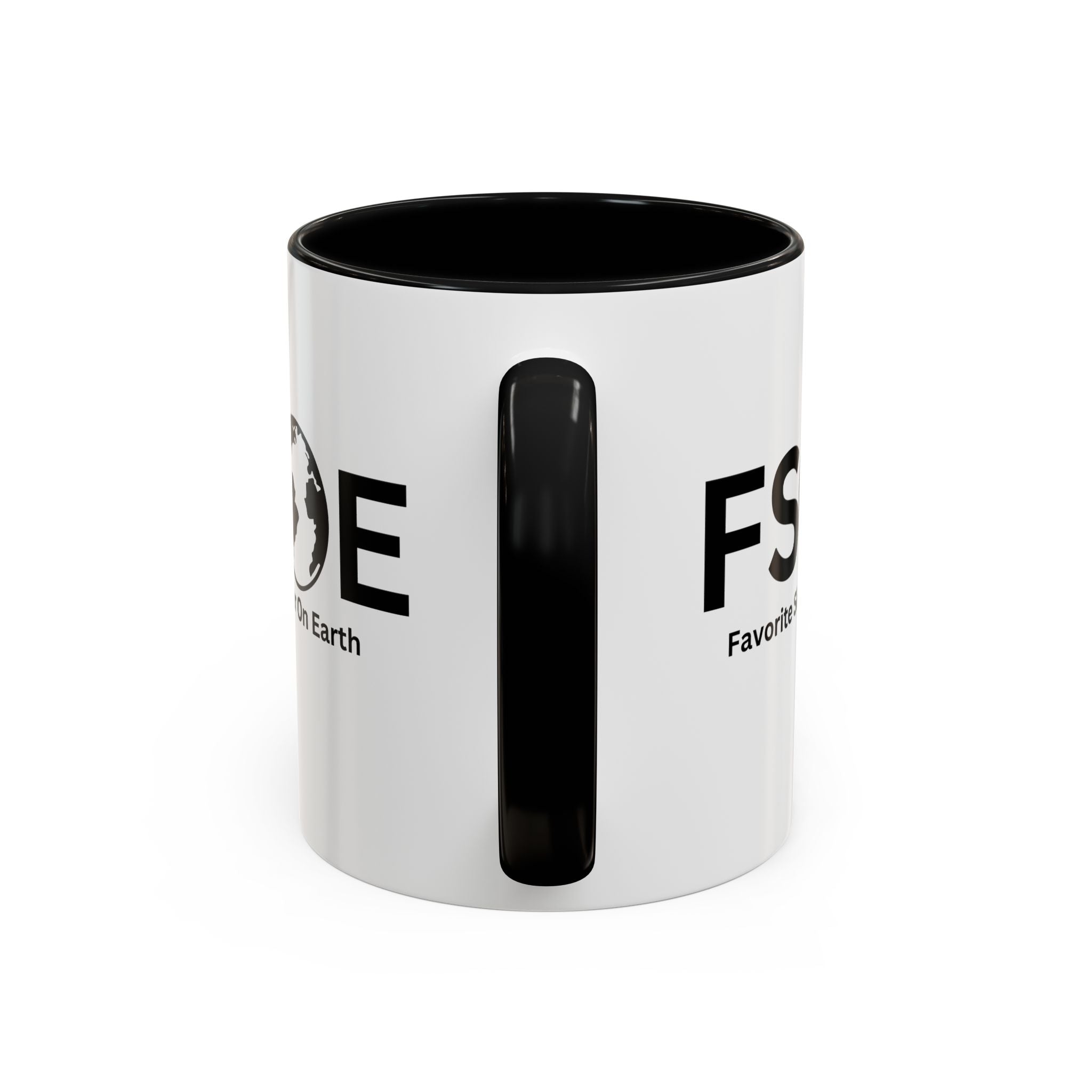 Favorite Sister On Earth (FSOE) Accent Coffee Mug (11oz, 15oz)