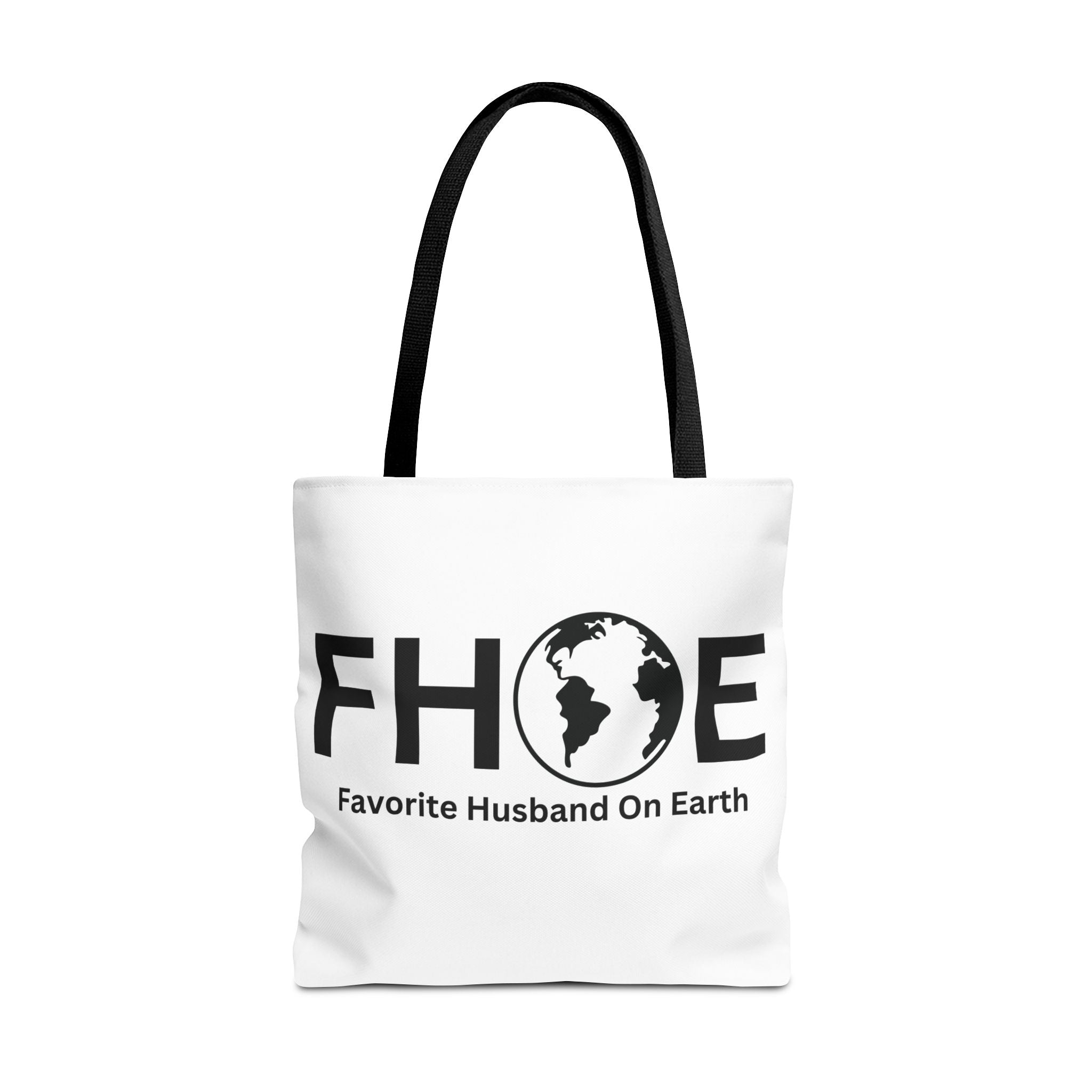 Favorite Husband On Earth (FHOE) Tote Bag - Custom Printed Stylish and Functional Tote