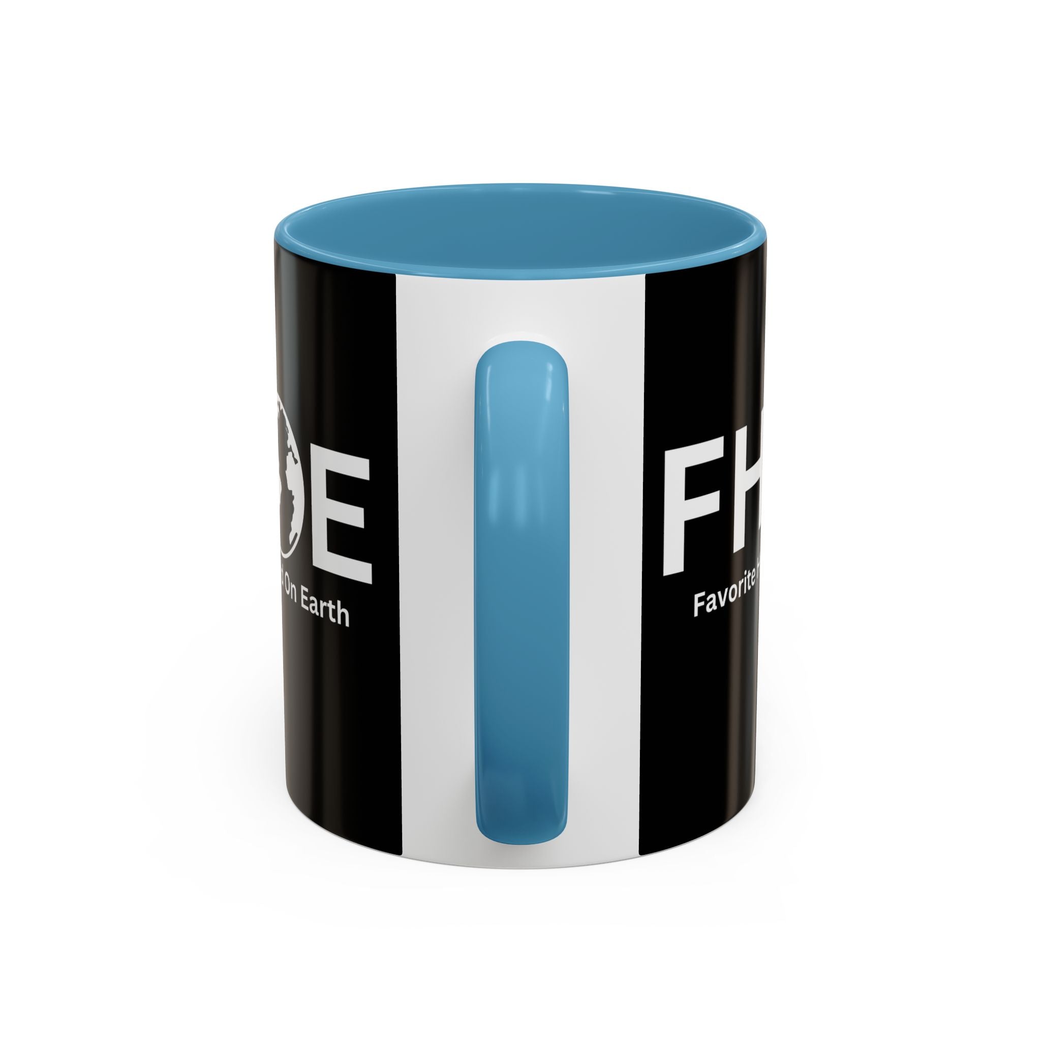 Favorite Husband On Earth (FHOE) Accent Coffee Mug (11oz, 15oz)