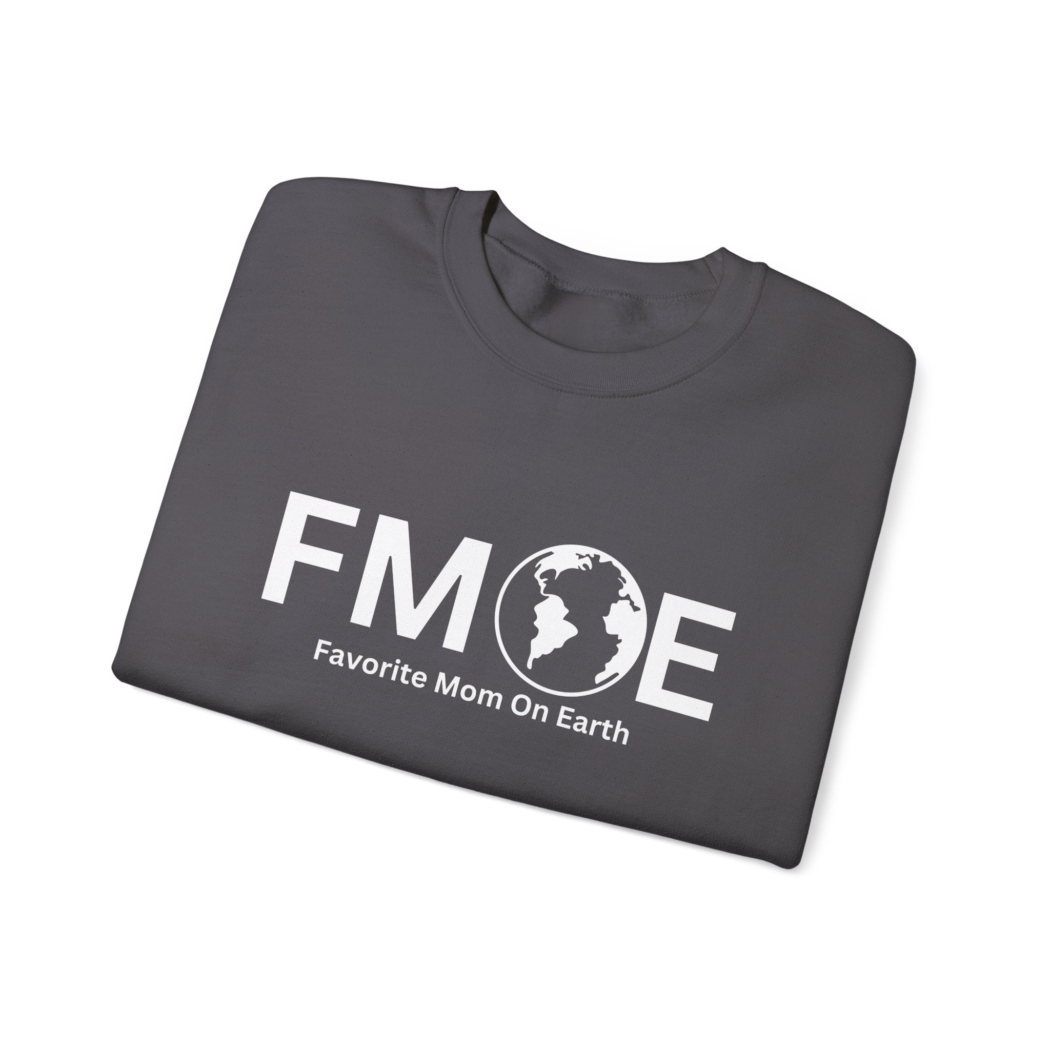 Favorite Mom On Earth Sweatshirt - (FMOE) Logo Crewneck for Women