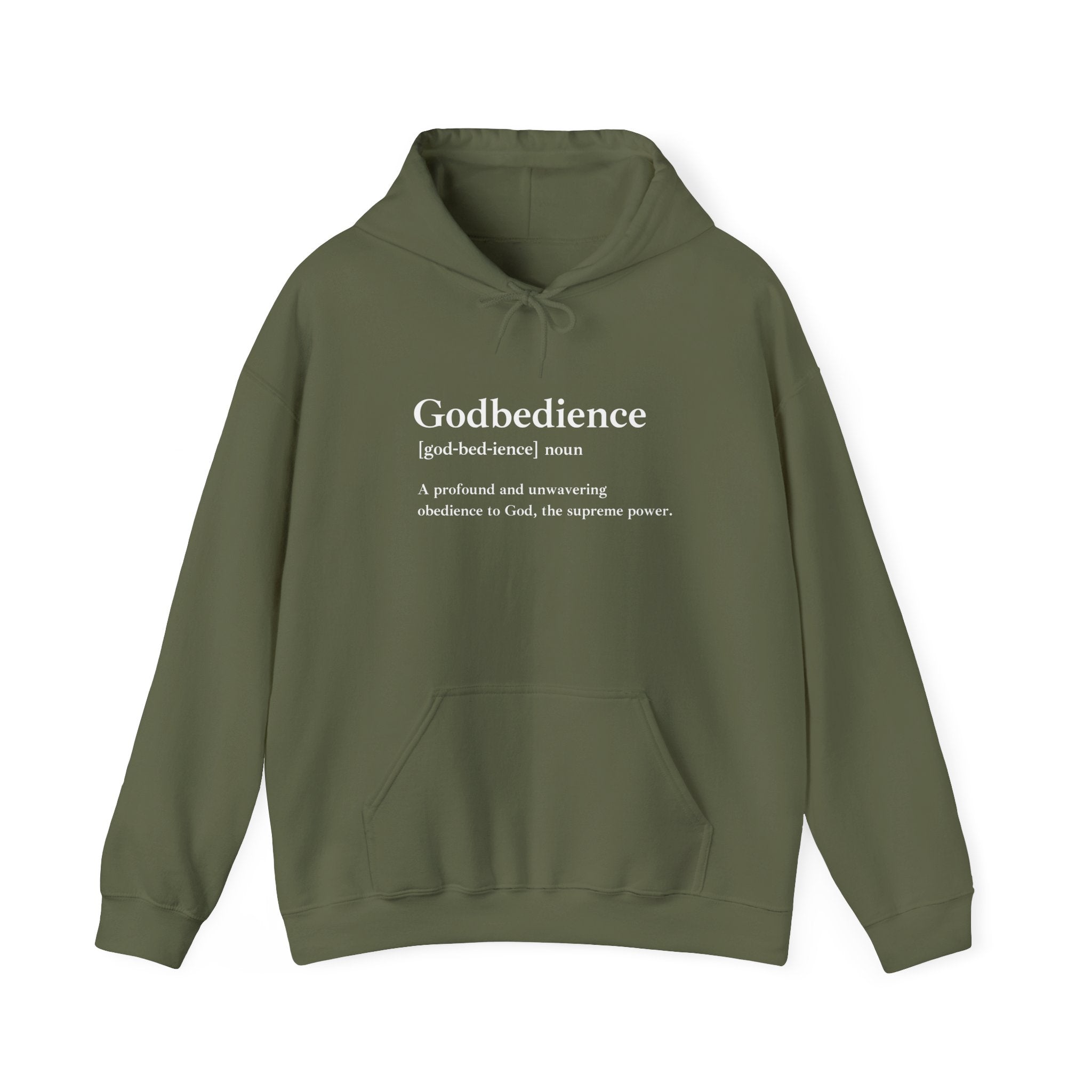 Godbedience Unisex Heavy Blend™ Hooded Sweatshirt | Soft & Stylish Hoodie for Cold Days