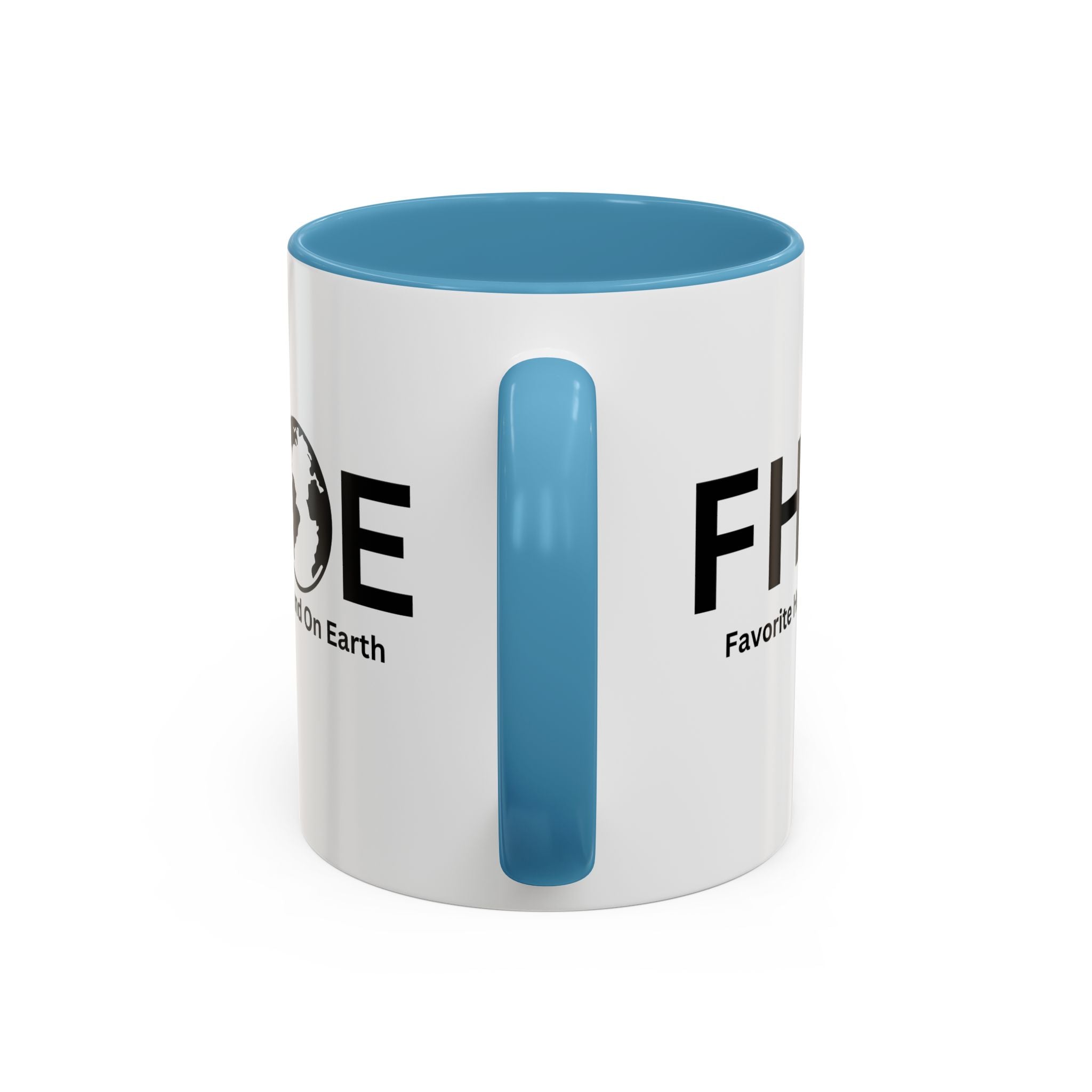 Favorite Husband On Earth (FHOE) Accent Coffee Mug (11oz, 15oz)