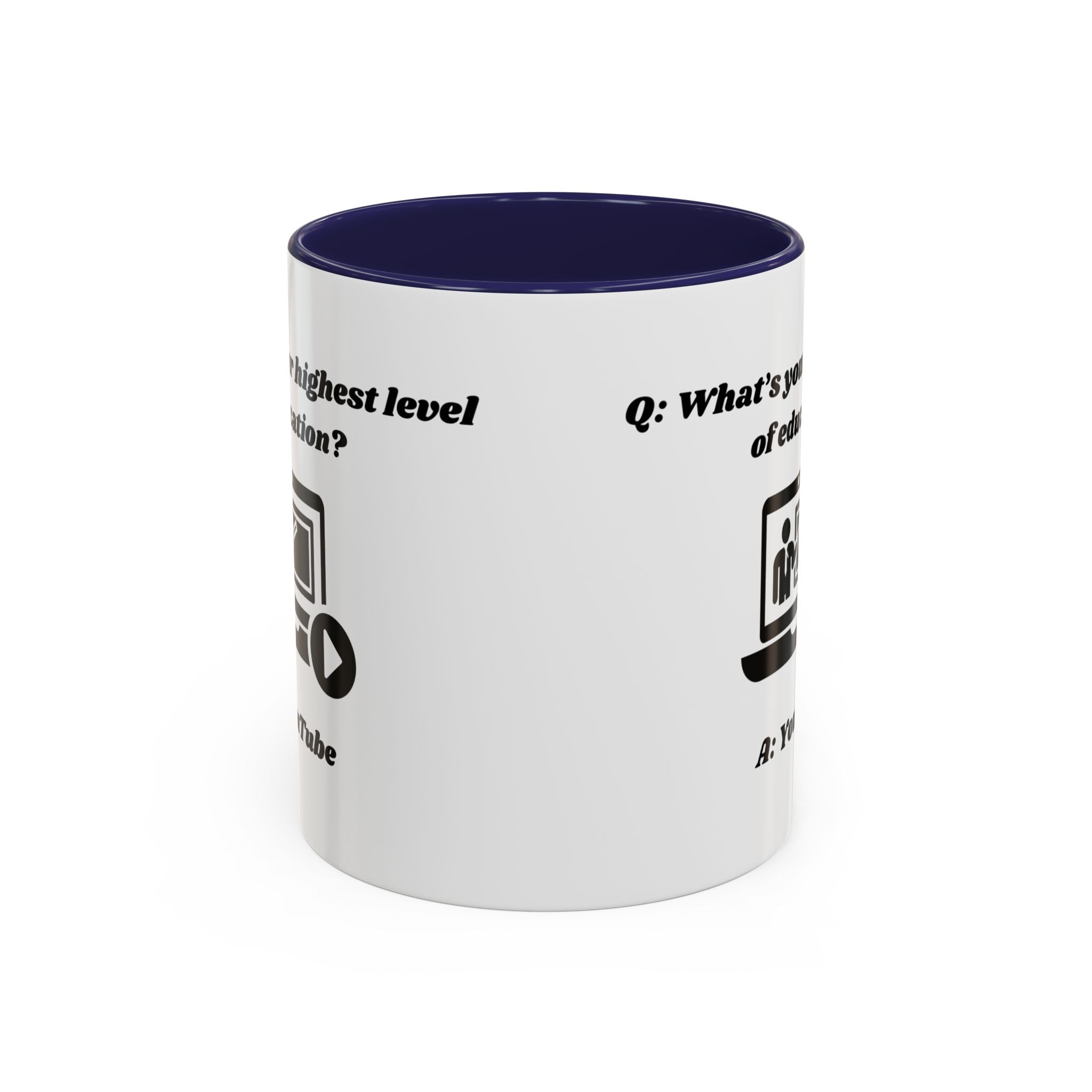 What's your highest level of education? YouTube Accent Coffee Mug (11oz, 15oz)
