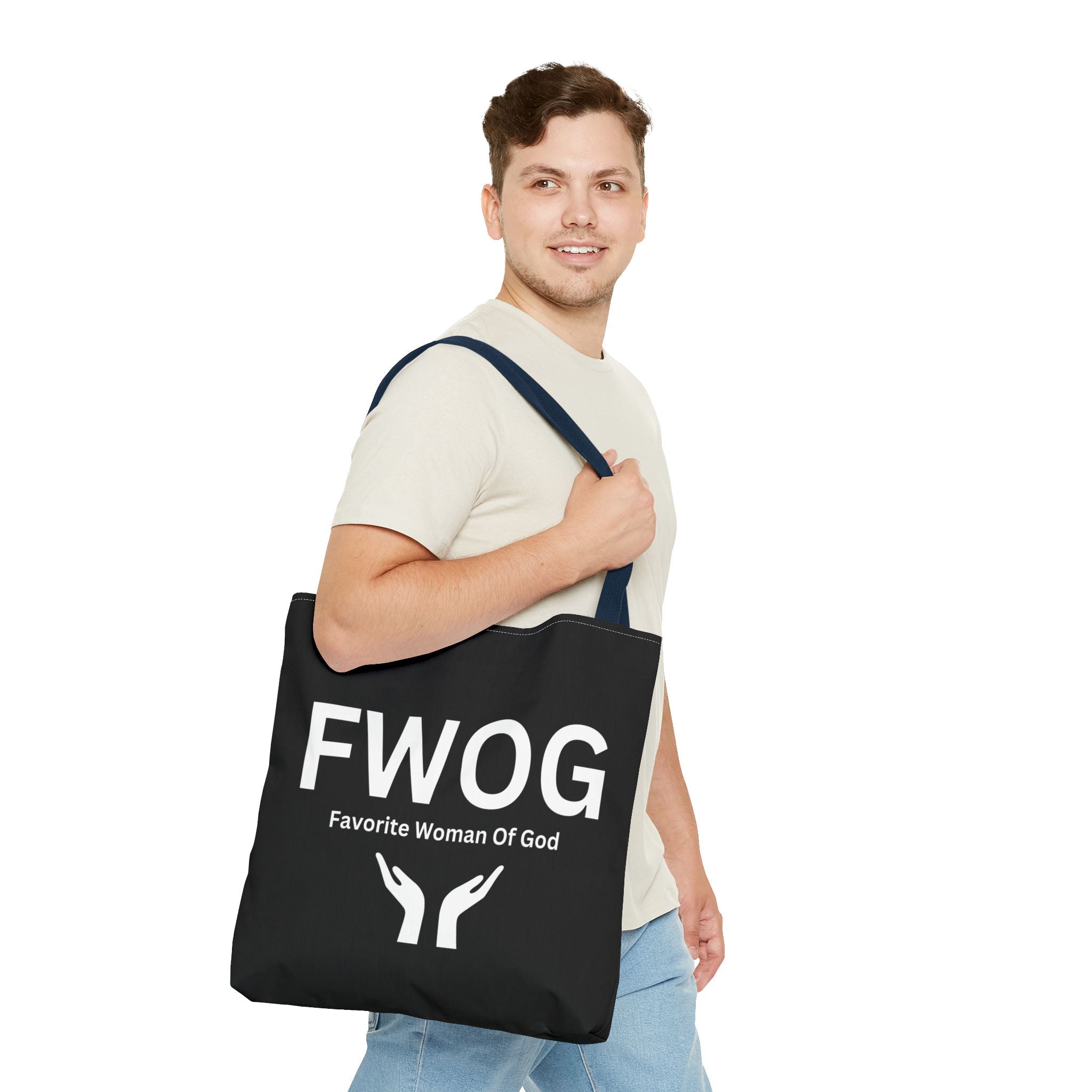 Favorite Woman of God (FWOG) Tote Bag - Custom Printed Stylish and Functional Tote