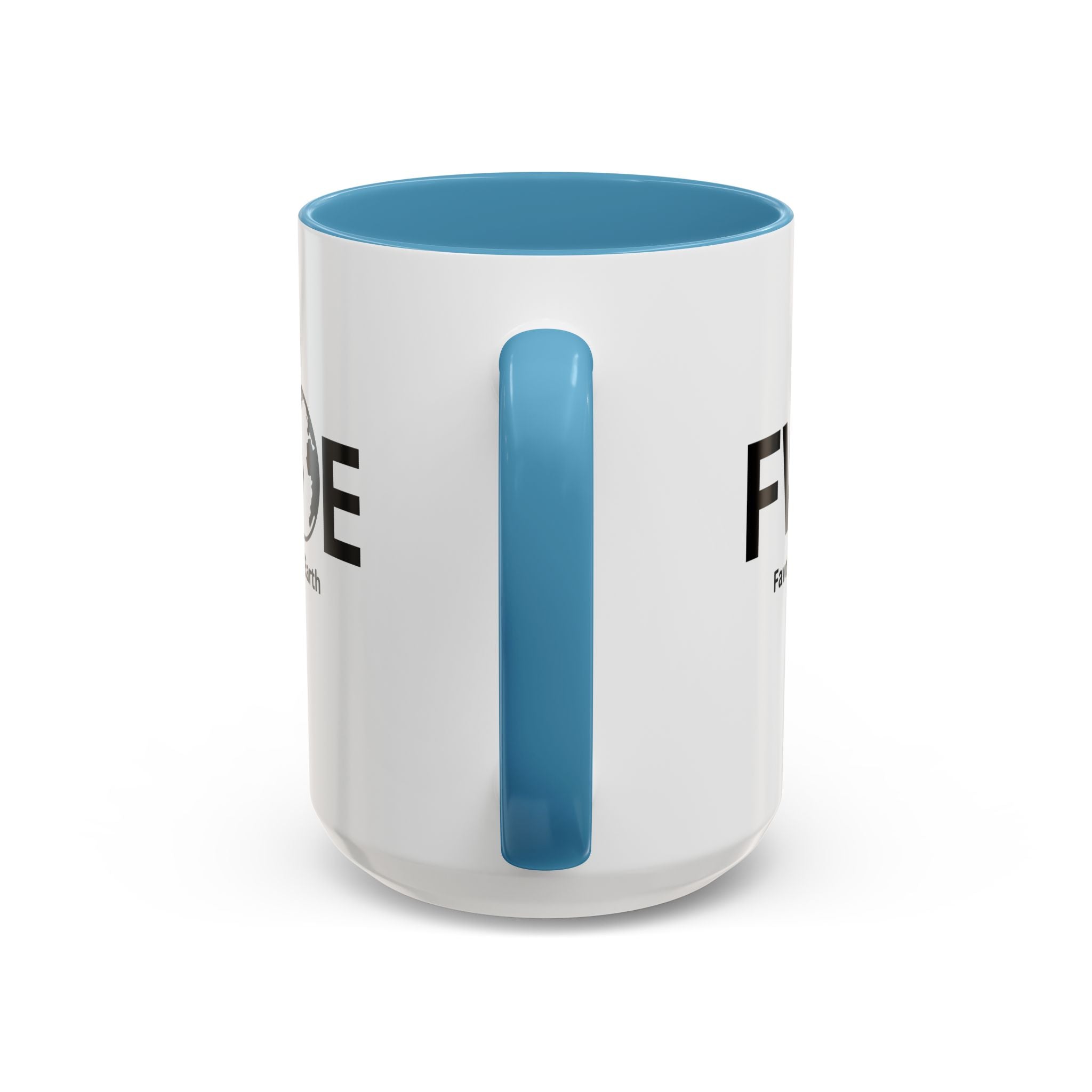 Favorite Wife On Earth (FWOE) Accent Coffee Mug (11oz, 15oz)