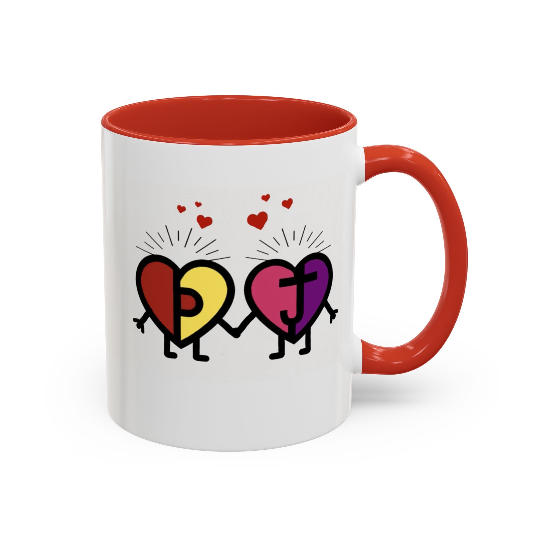 PJ & Joy Passionoy Mascots Accent Coffee Mug (11, 15oz)
