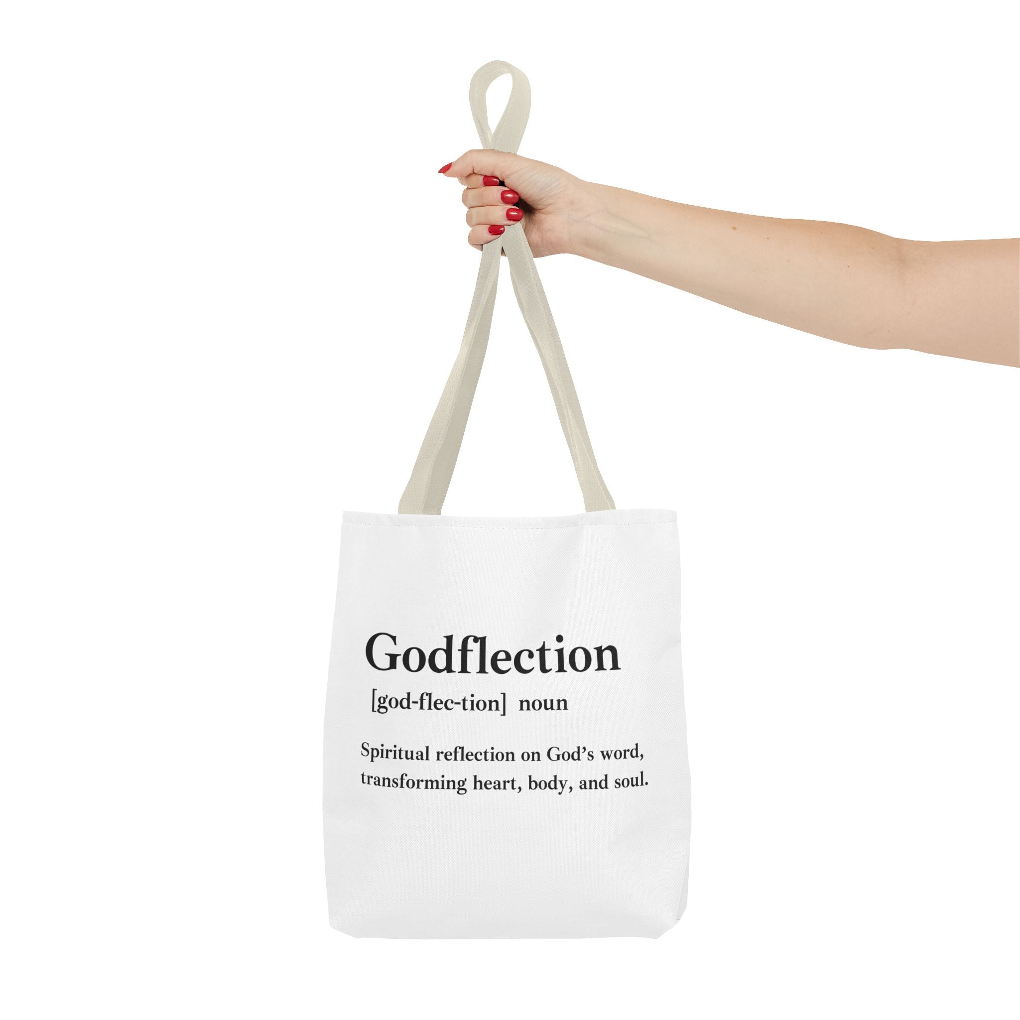 Godflection Tote Bag - Custom Printed Stylish and Functional Tote