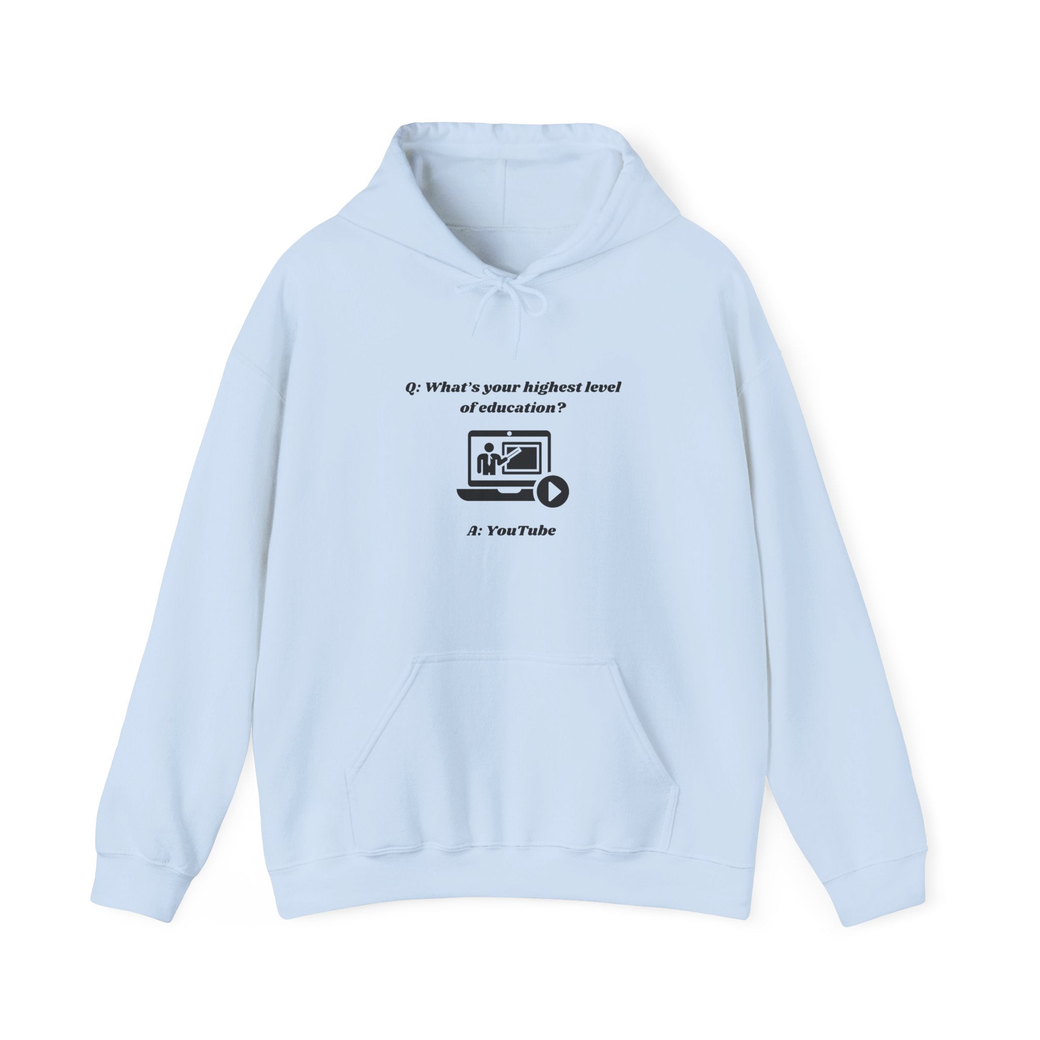 What’s Your Highest Level of Education? YouTube Hoodie