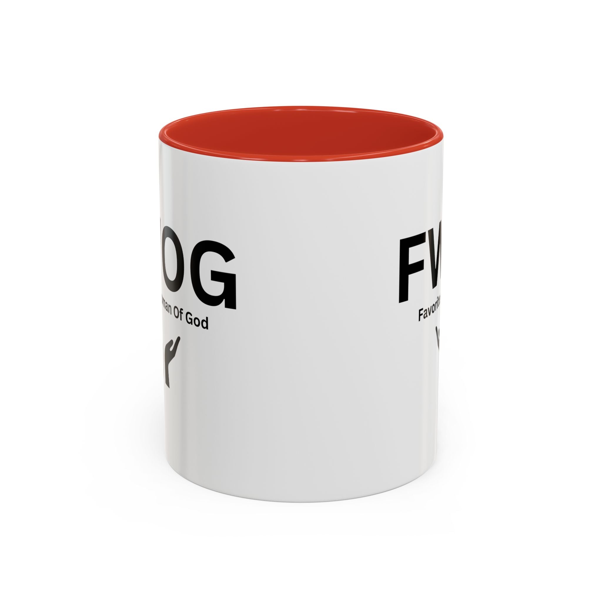 Favorite Woman of God (FWOG) Accent Coffee Mug (11, 15oz)