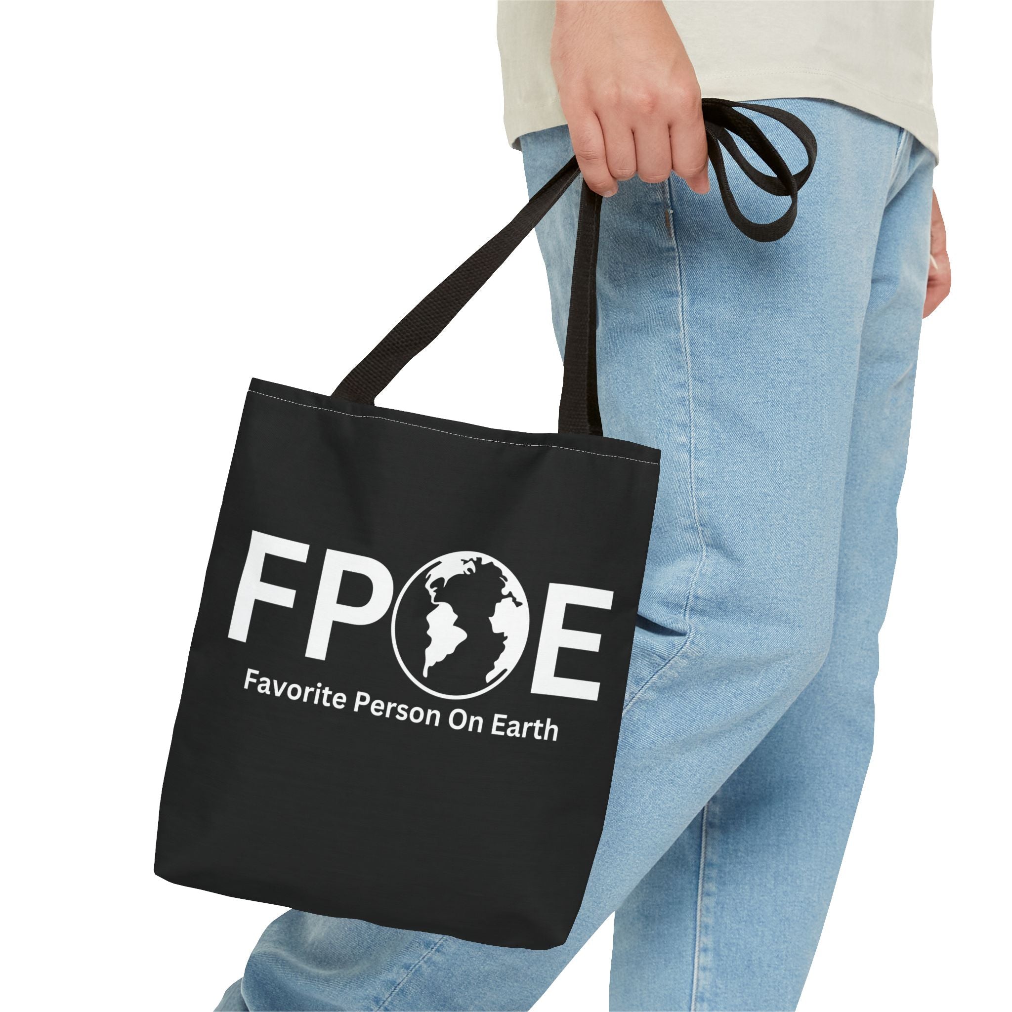 Favorite Person On Earth (FPOE) Tote Bag - Custom Printed Stylish and Functional Tote