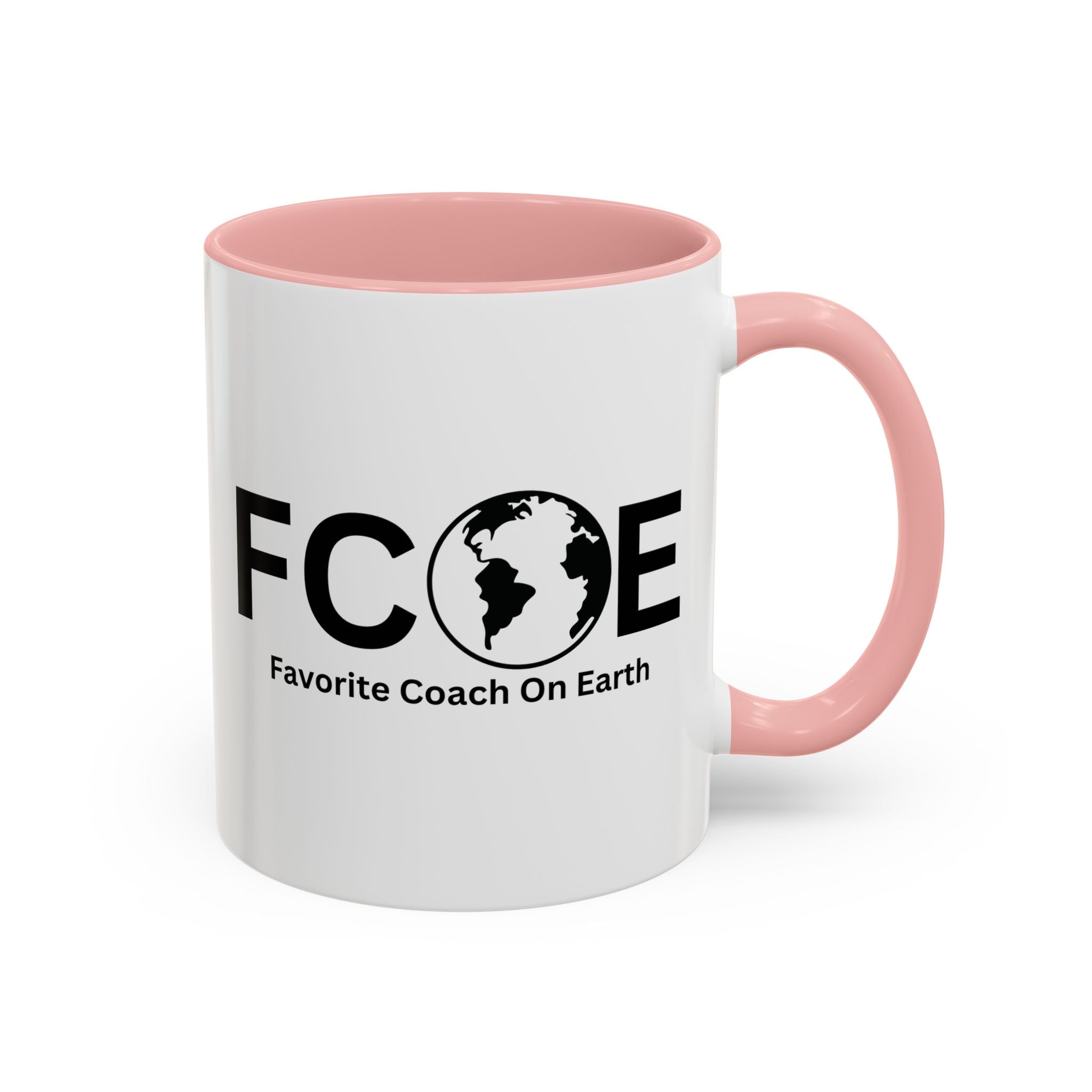 Favorite Coach On Earth (FCOE) Accent Coffee Mug (11oz, 15oz)