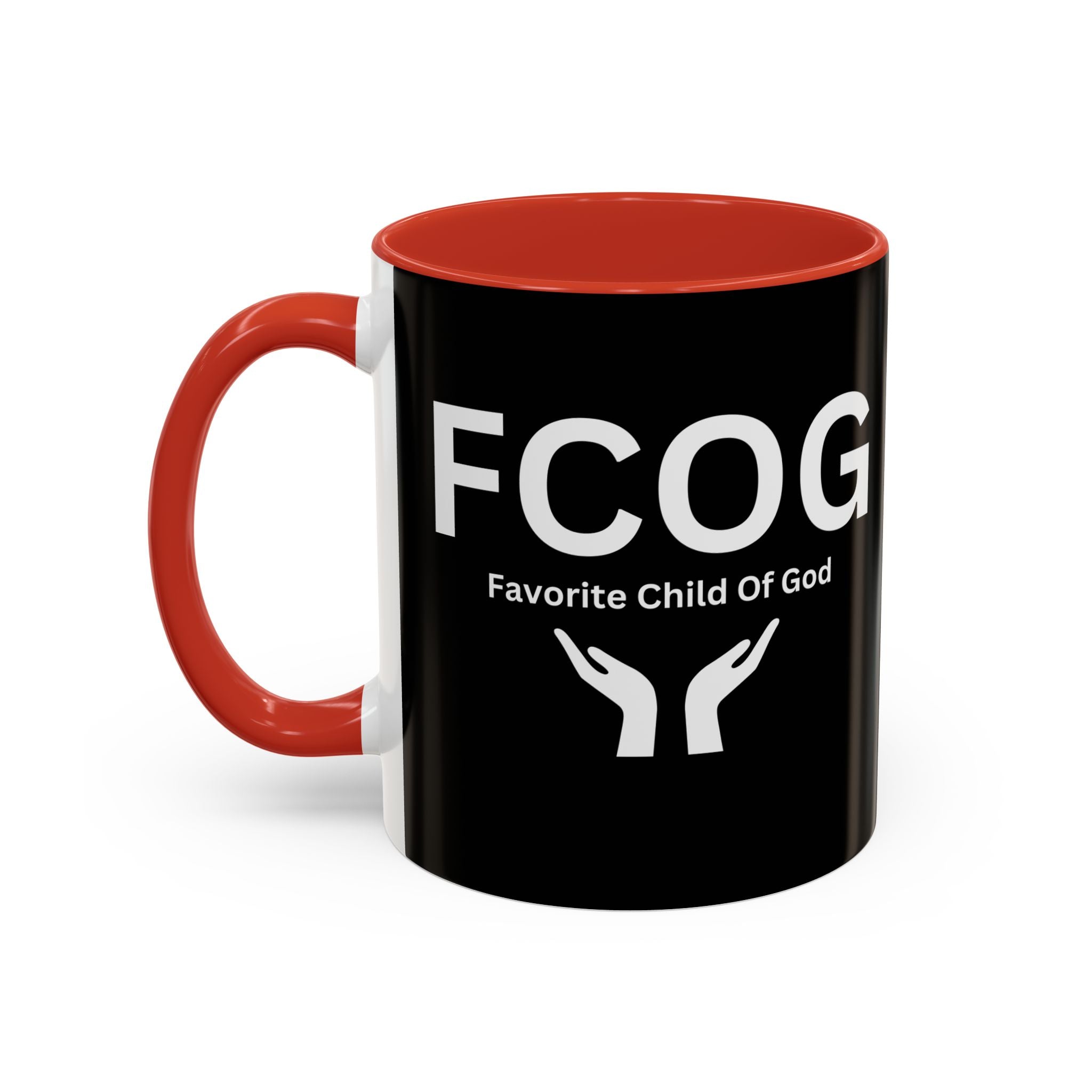 Favorite Child of God (FCOG) Accent Coffee Mug (11, 15oz)