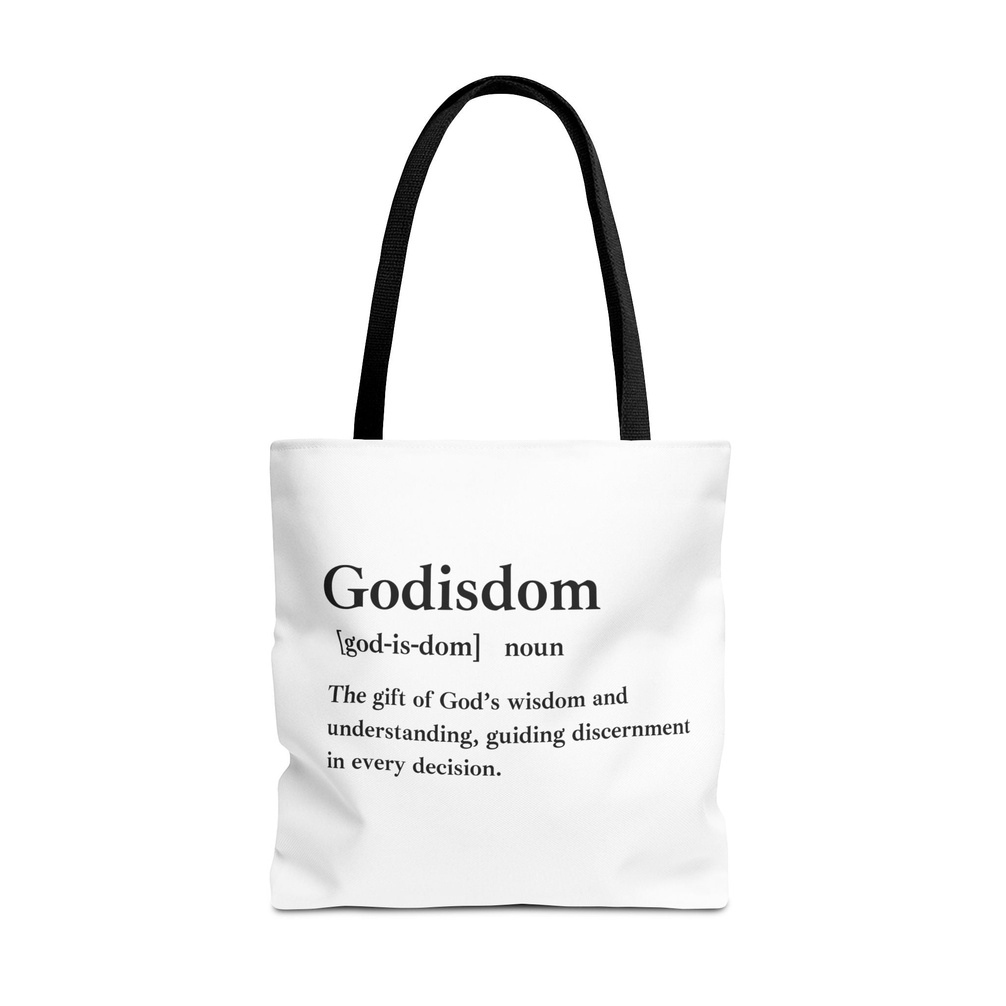 Godisdom Tote Bag - Custom Printed Stylish and Functional Tote