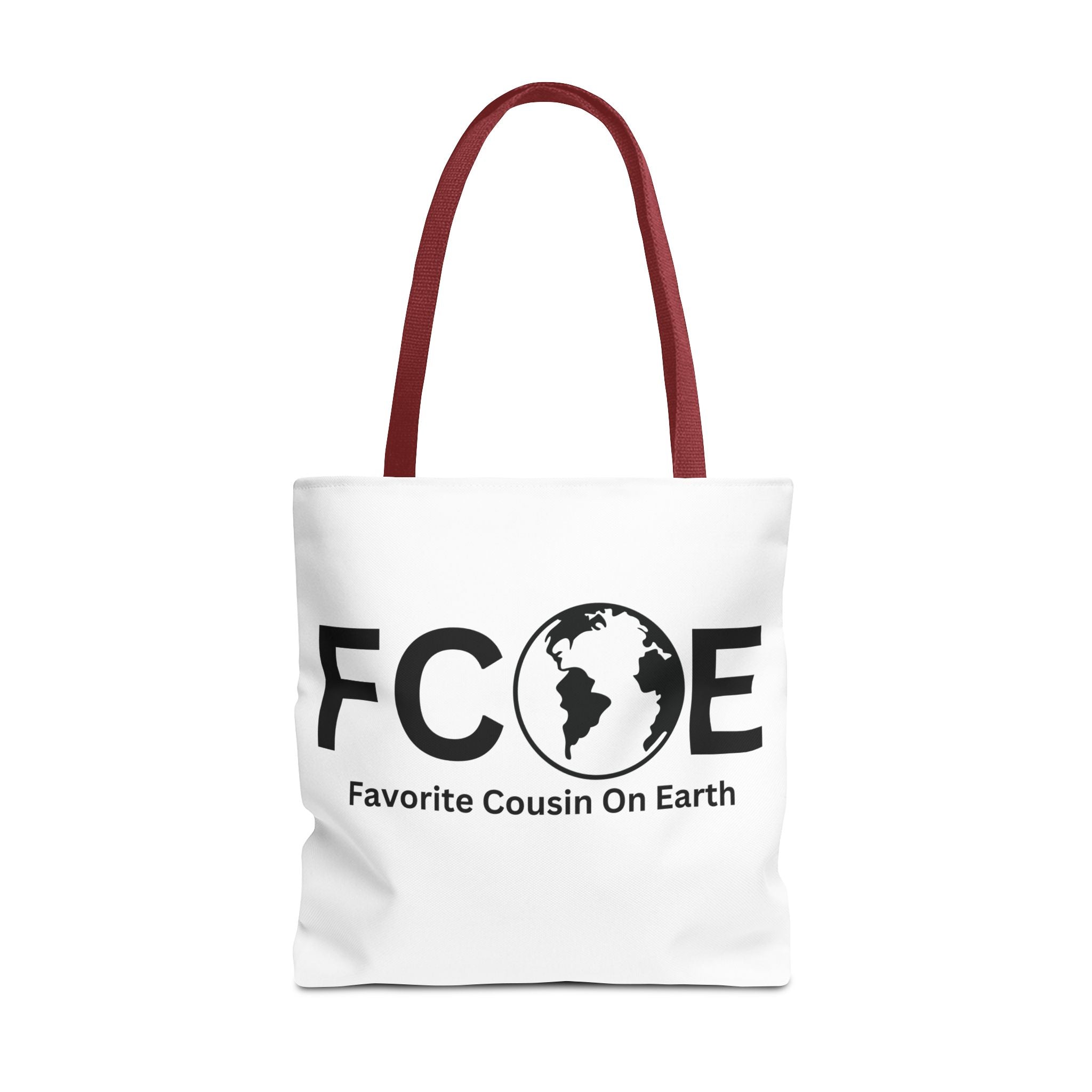 Favorite Cousin On Earth (FCOE) Tote Bag - Custom Printed Stylish and Functional Tote