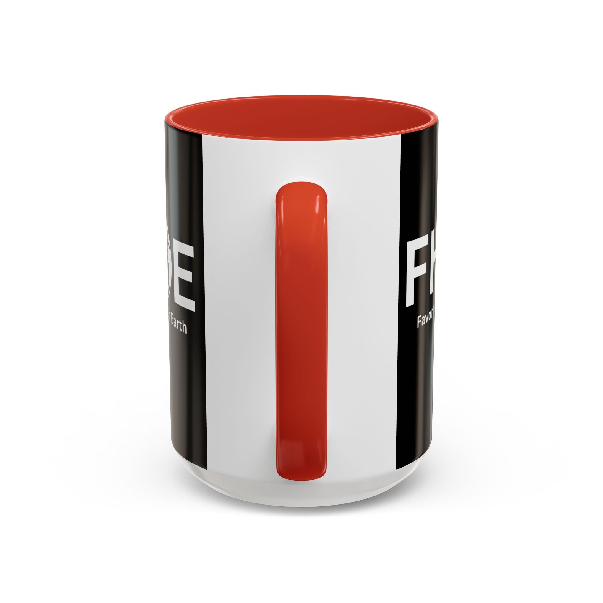 Favorite Husband On Earth (FHOE) Accent Coffee Mug (11oz, 15oz)