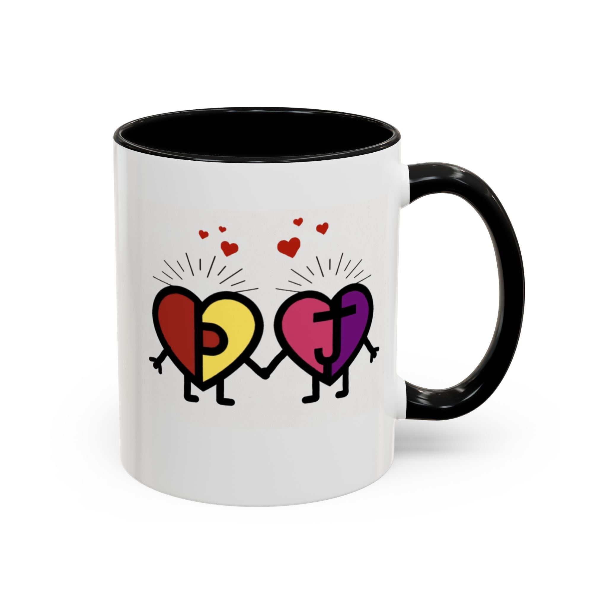 PJ & Joy Passionoy Mascots Accent Coffee Mug (11, 15oz)