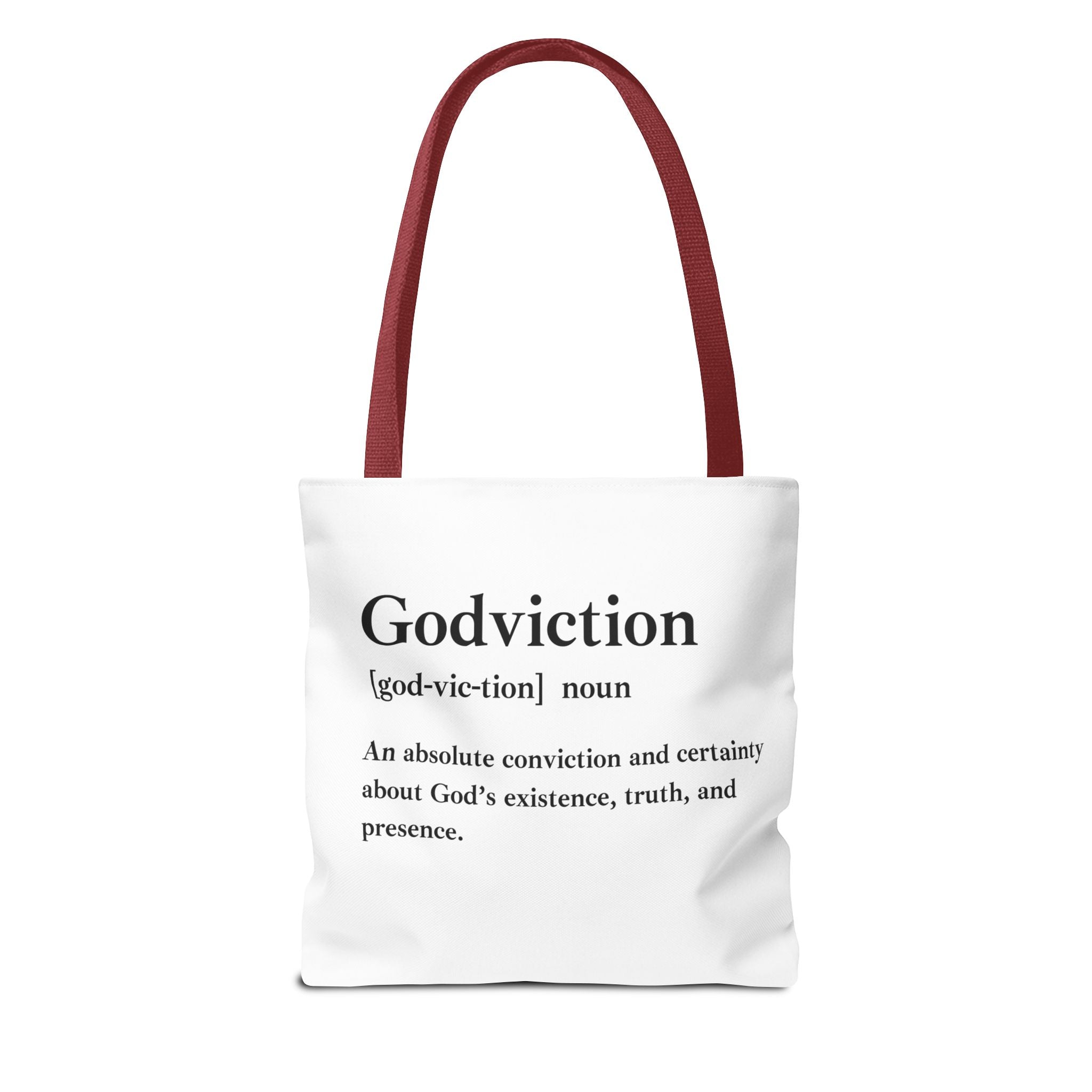 Godviction Tote Bag - Custom Printed Stylish and Functional Tote