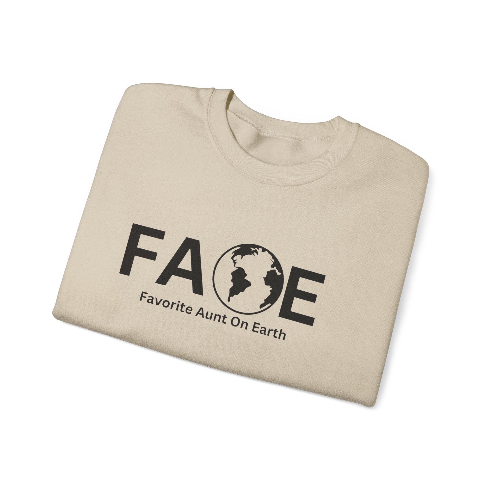 Favorite Aunt On Earth (FAOE) - Unisex Heavy Blend™ Crewneck Sweatshirt