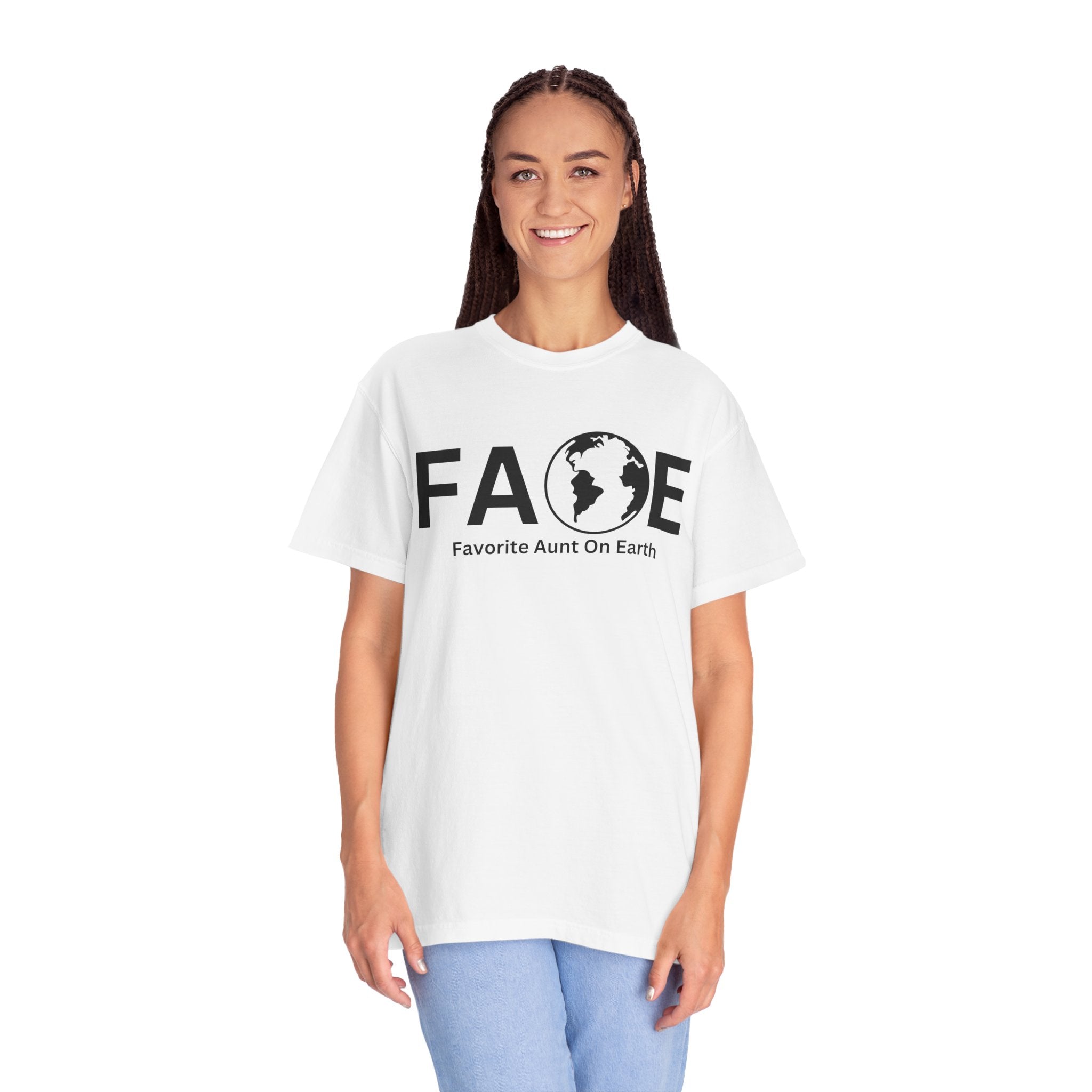Favorite Aunt On Earth T-Shirt - (FAOE) Logo Tee for Women