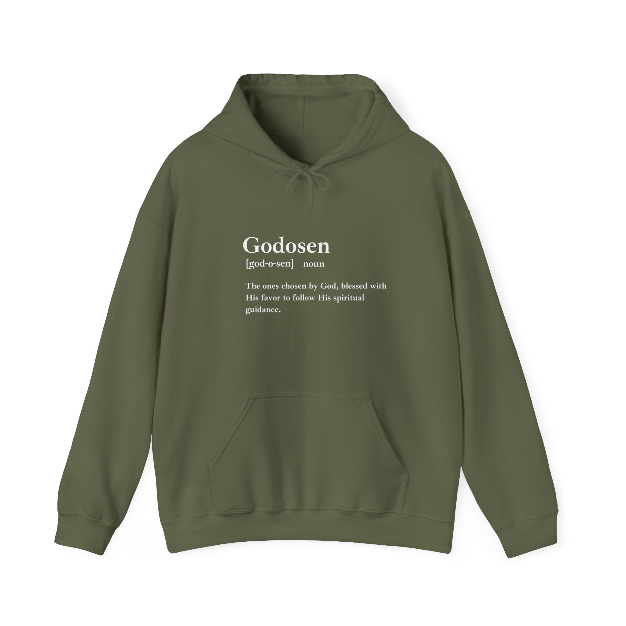 Godosen Unisex Heavy Blend™ Hooded Sweatshirt – Cozy Cotton-Polyester Hoodie