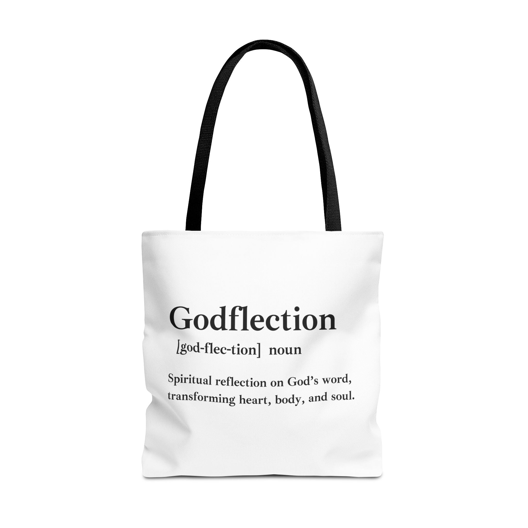 Godflection Tote Bag - Custom Printed Stylish and Functional Tote