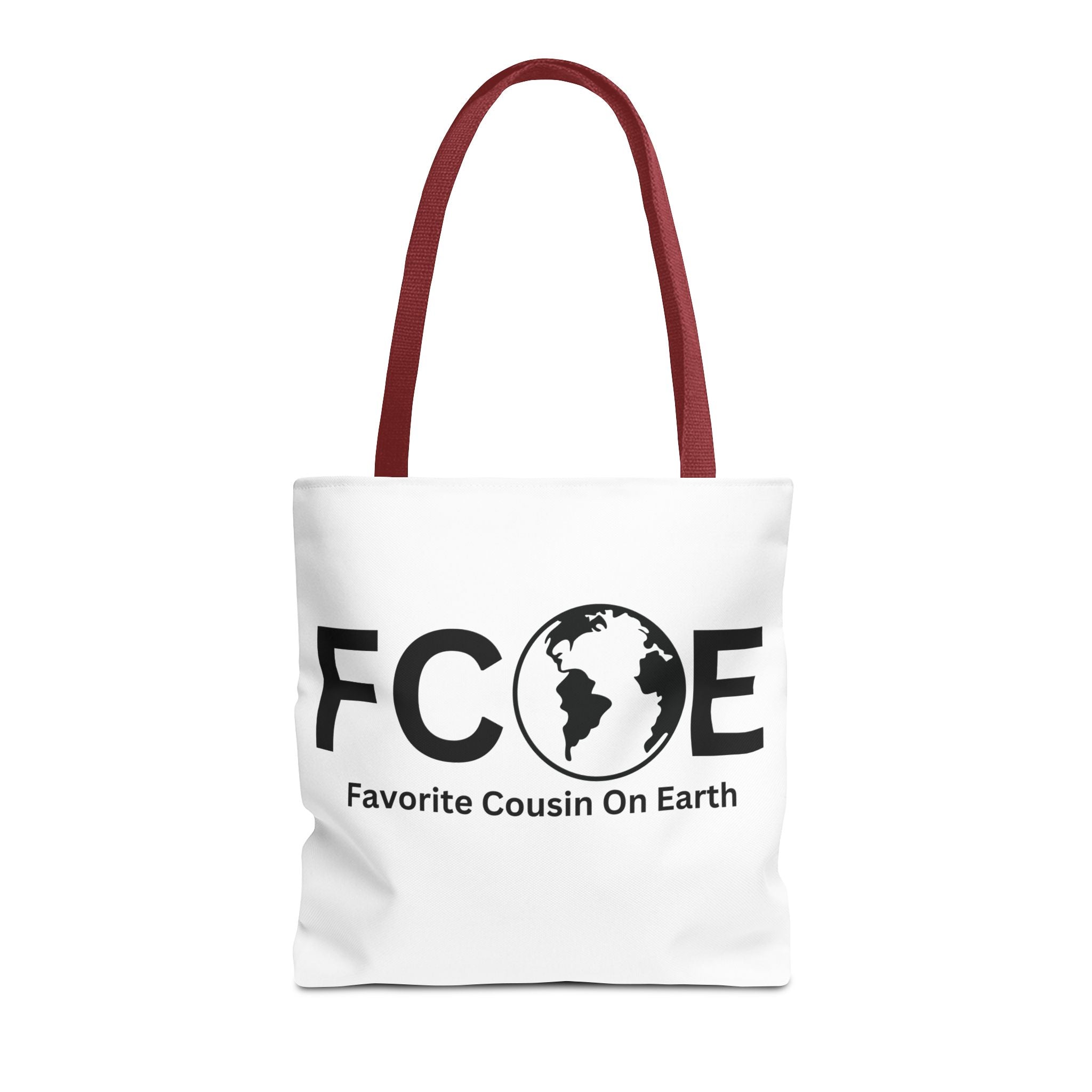 Favorite Cousin On Earth (FCOE) Tote Bag - Custom Printed Stylish and Functional Tote