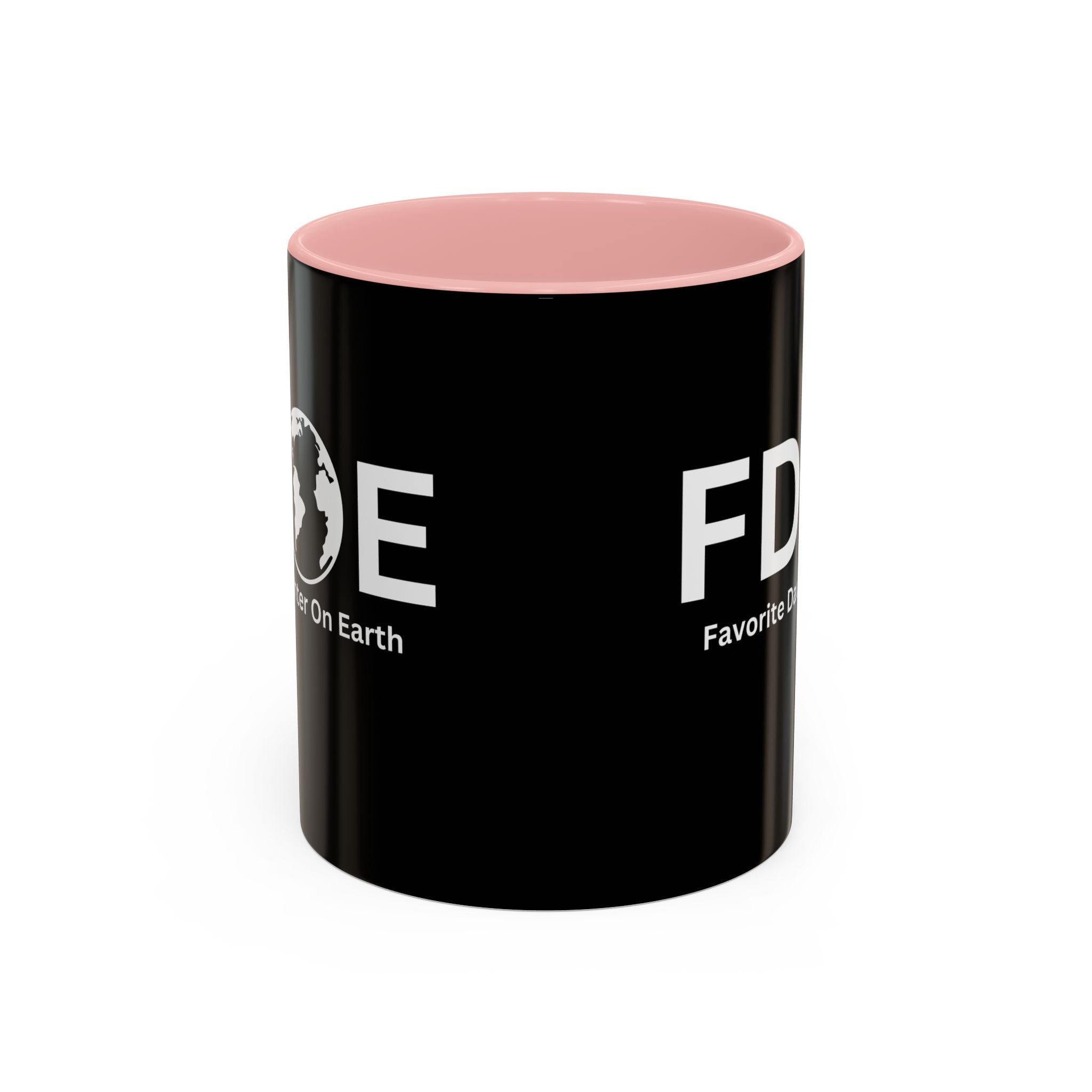 Favorite Daughter On Earth (FDOE) Accent Coffee Mug (11oz, 15oz)