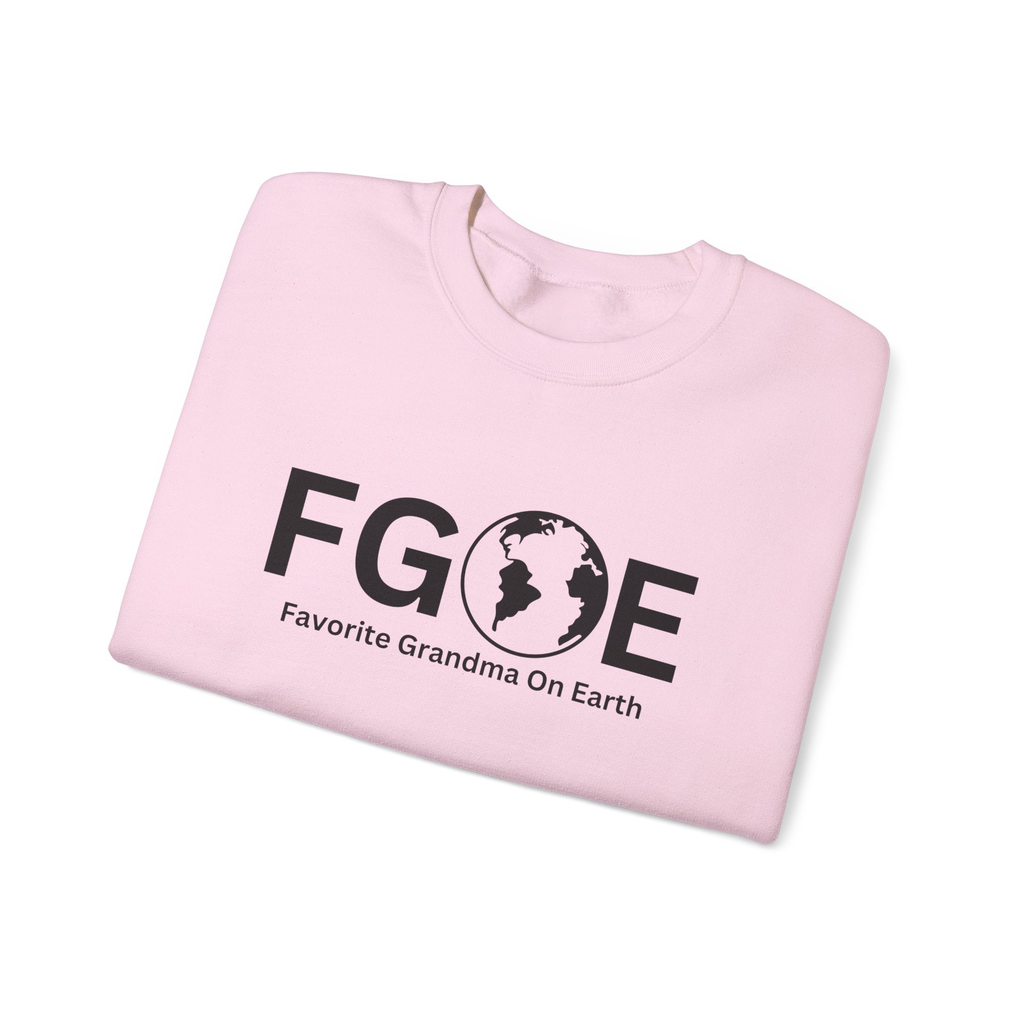 Favorite Grandma On Earth (FGOE) Unisex Heavy Blend Crewneck Sweatshirt - Cozy and Ethical Sweatshirt for All Seasons