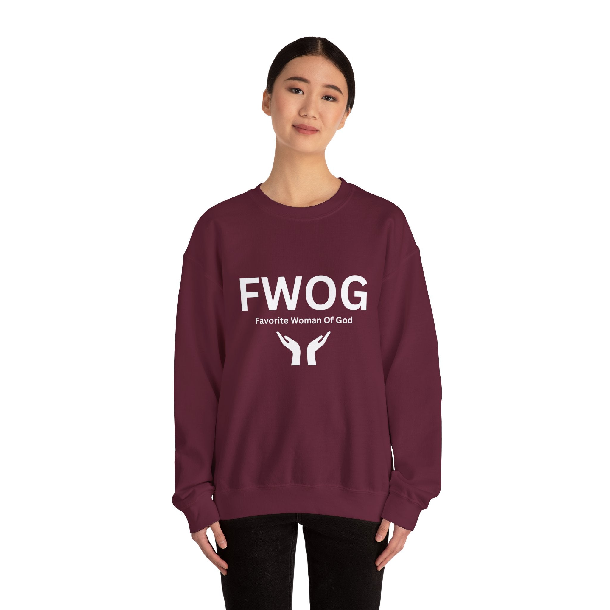 Favorite Woman of God (FWOG) Sweatshirt – Unisex Heavy Blend™ Crewneck