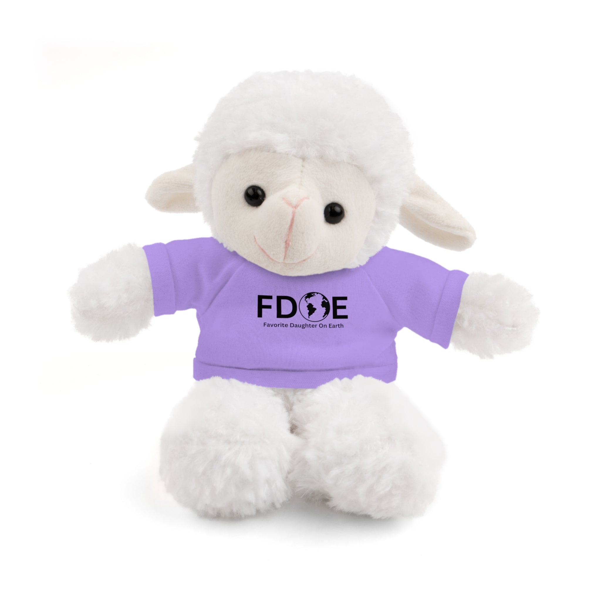 Favorite Daughter on Earth Stuffed Animal – Customizable T-Shirt & Animal